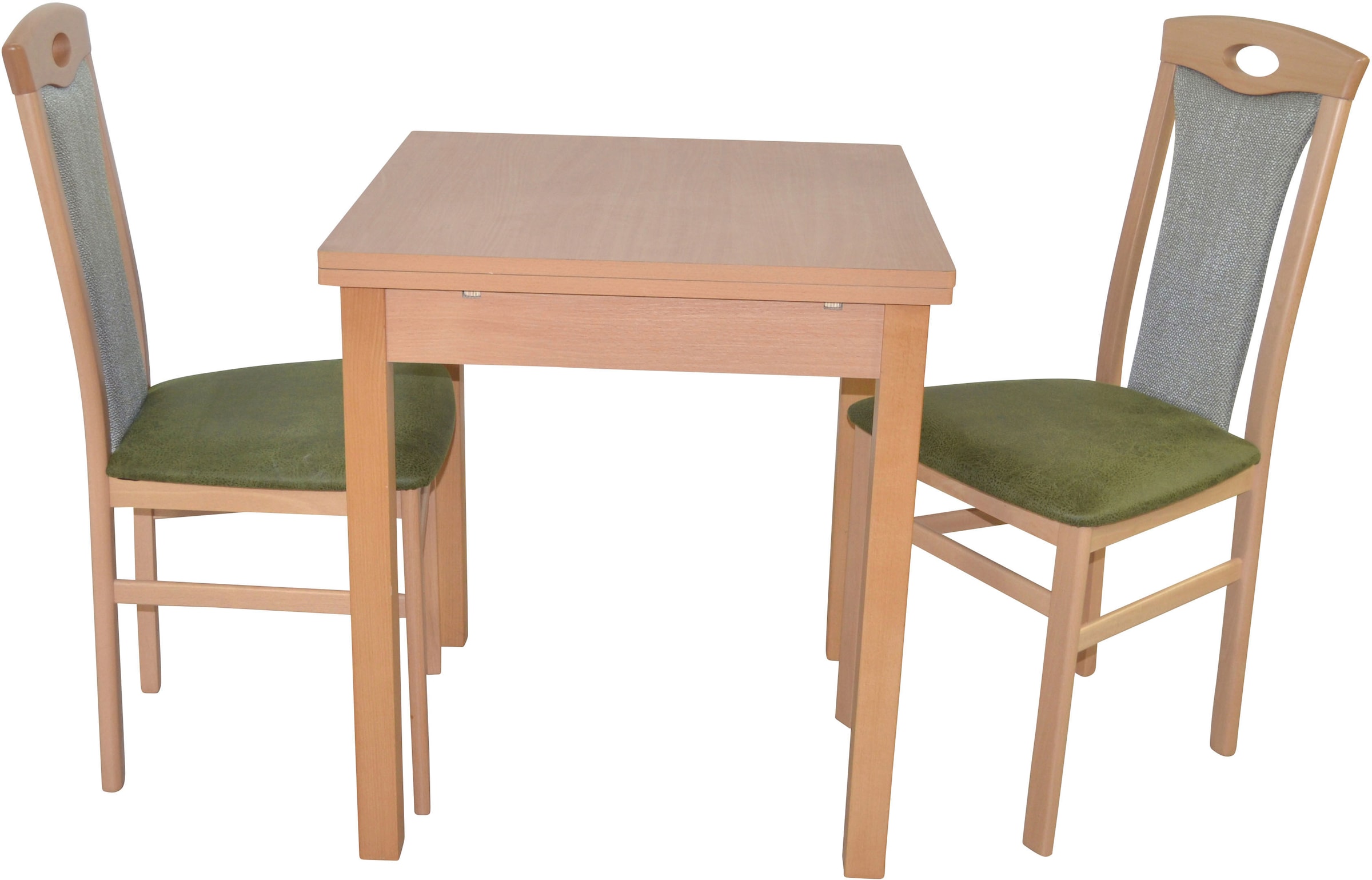HOFMANN LIVING AND MORE Ensemble de salle à manger »3tlg. Tischgruppe« Ensemble d'épargne, ensemble table 3 pièces, 3 cuis tlg. chaises montées