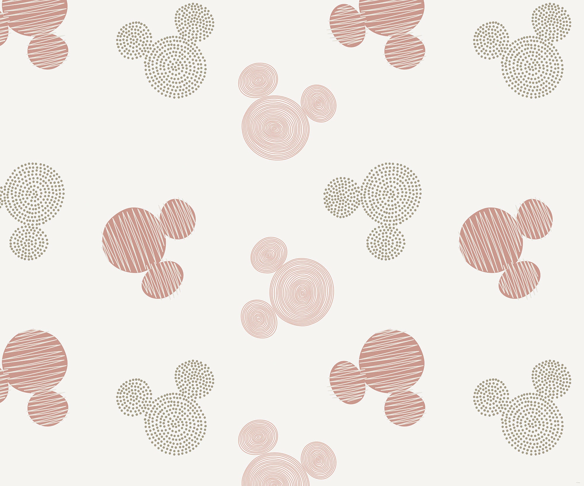 Image of Komar Vliestapete "Digitaldruck Vlies - Mickey´s Cuties - Grösse 300 x 250 cm" bedruckt glatt Kinderzimmer