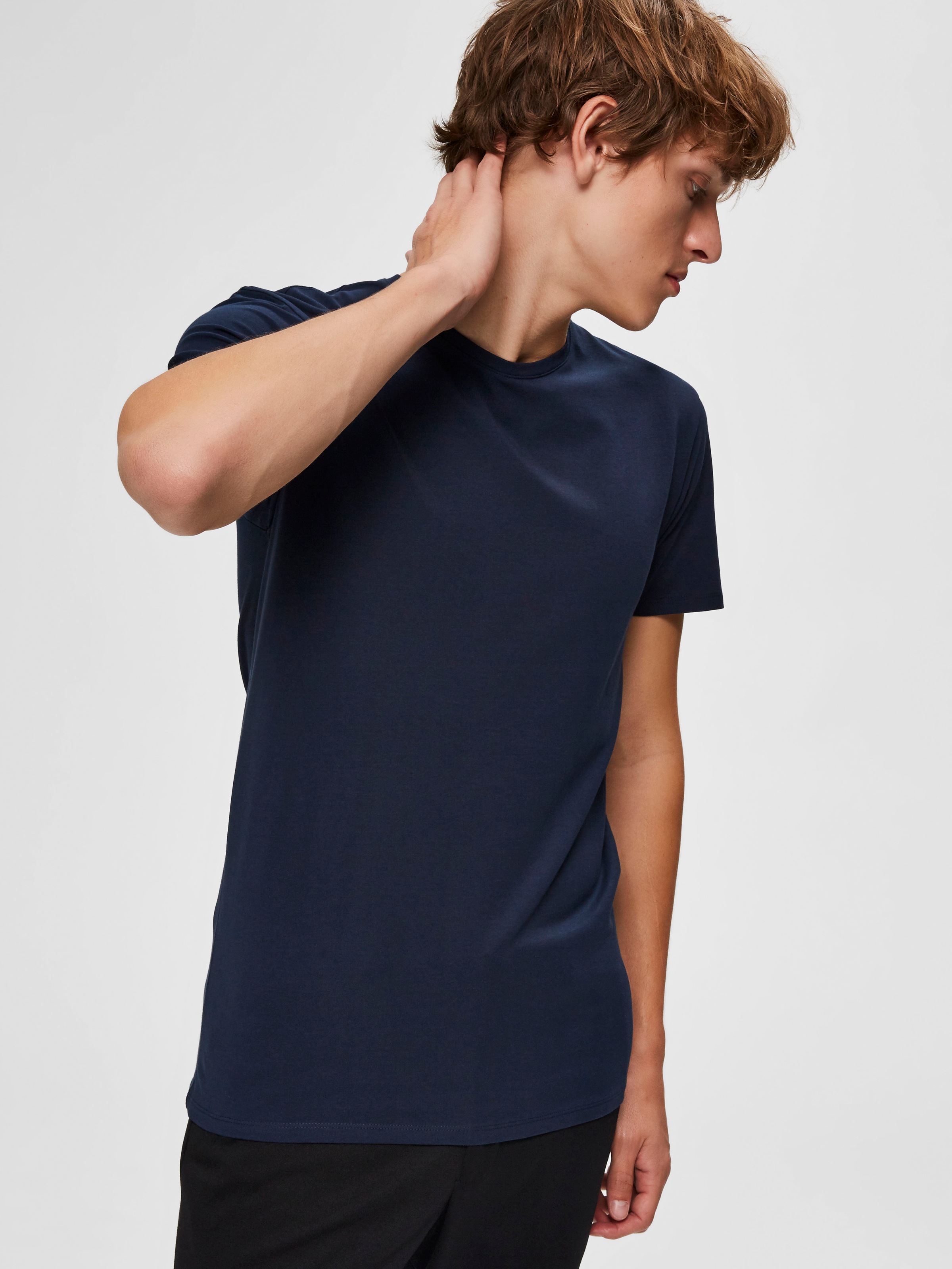 SELECTED HOMME Rundhalsshirt »Basic T-Shirt«