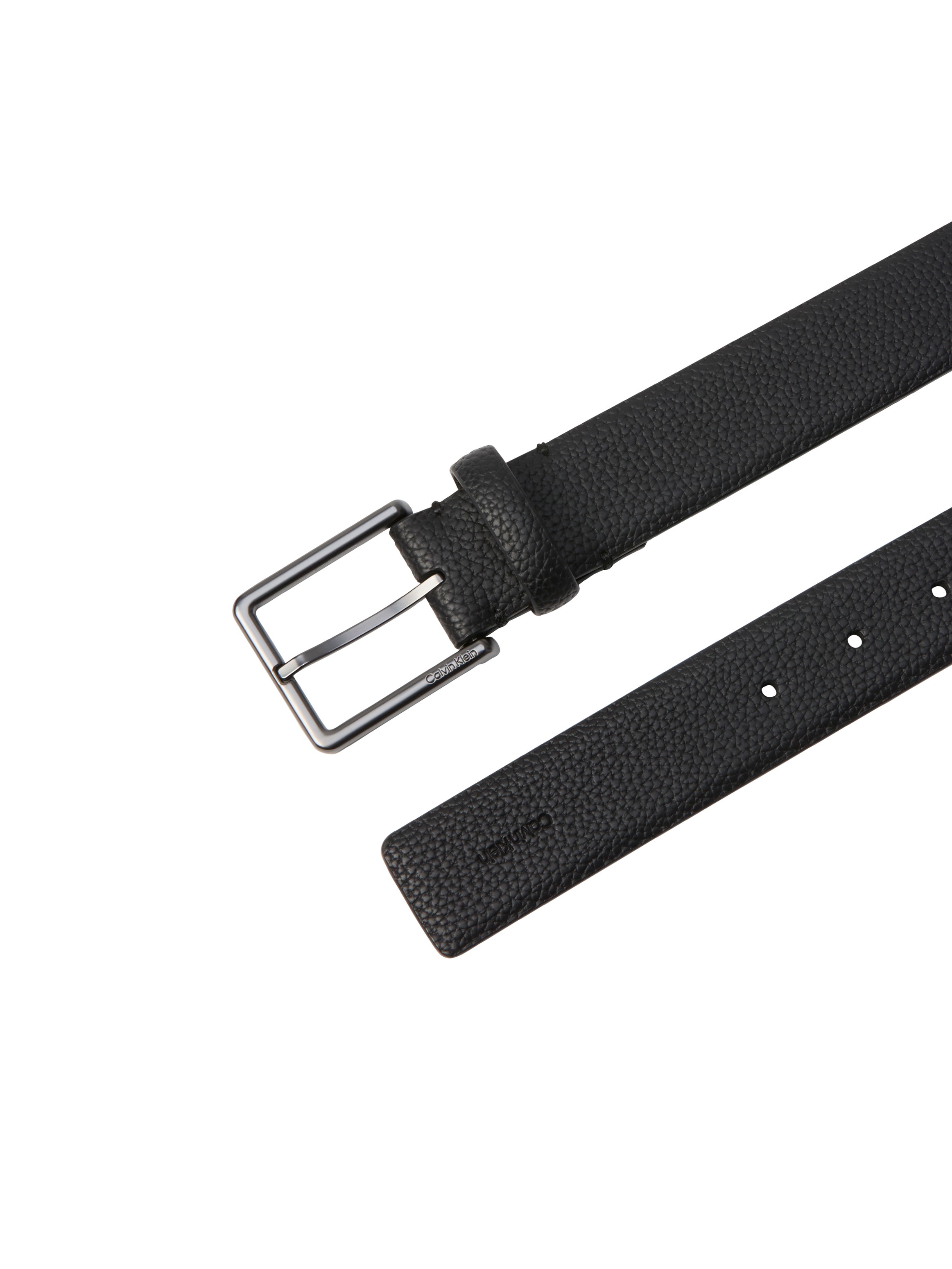 Calvin Klein Ceinture en cuir »CASUAL PIN BUCKLE PEBBLE 40MM FI« Grössenverstellbar mit Metallschliesse