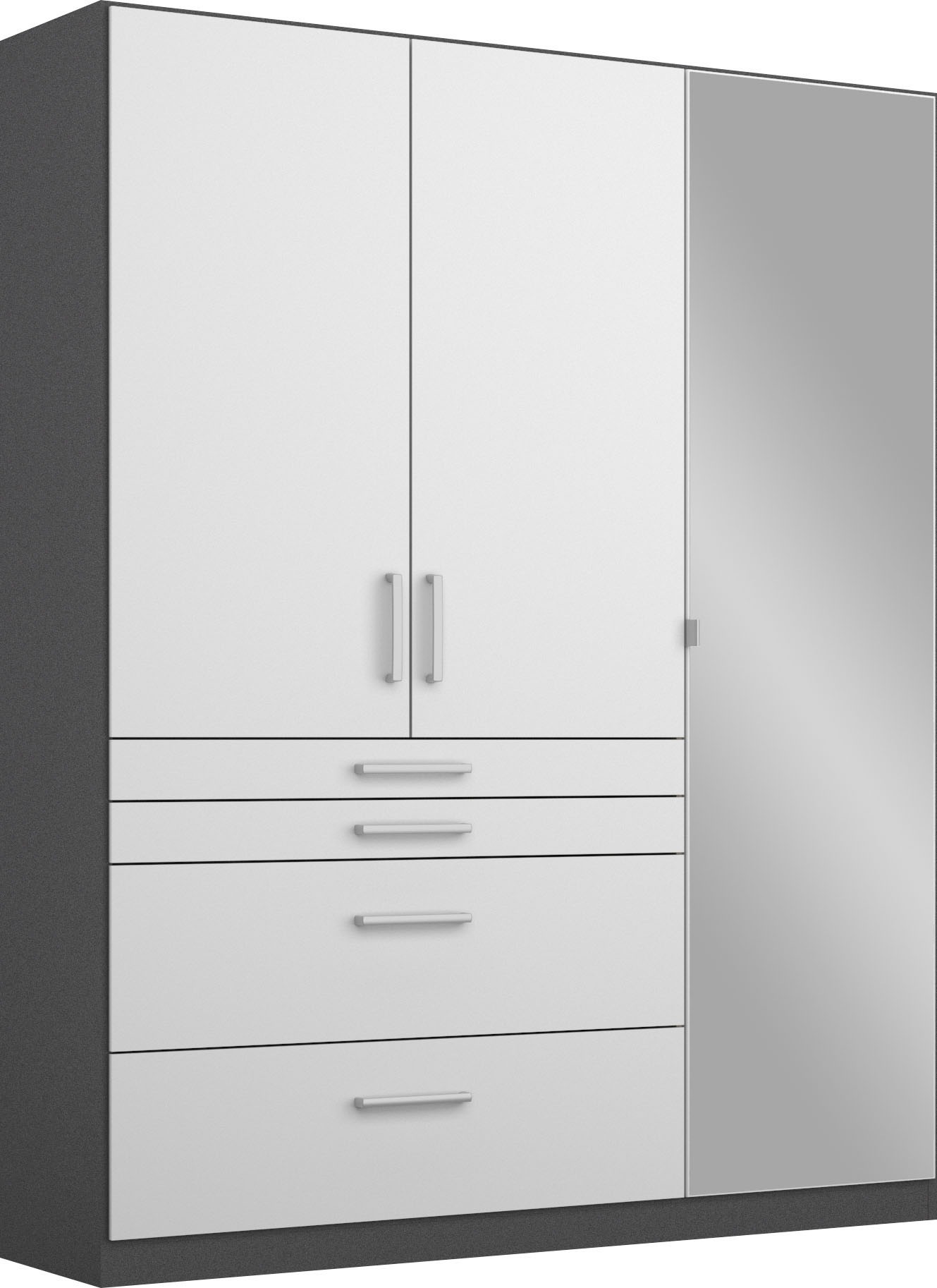 Image of rauch Drehtürenschrank »Homburg«, mit Spiegel, oberer Schubkasten mit Einteilung bei Ackermann Versand Schweiz