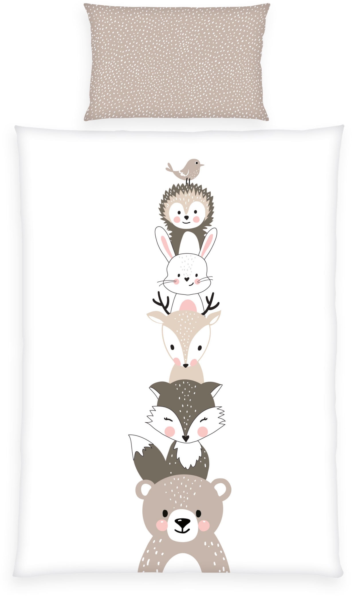 Image of Baby Best Babybettwäsche "babybest Woodland Crew" 1 Stk. mit Wendefunktion