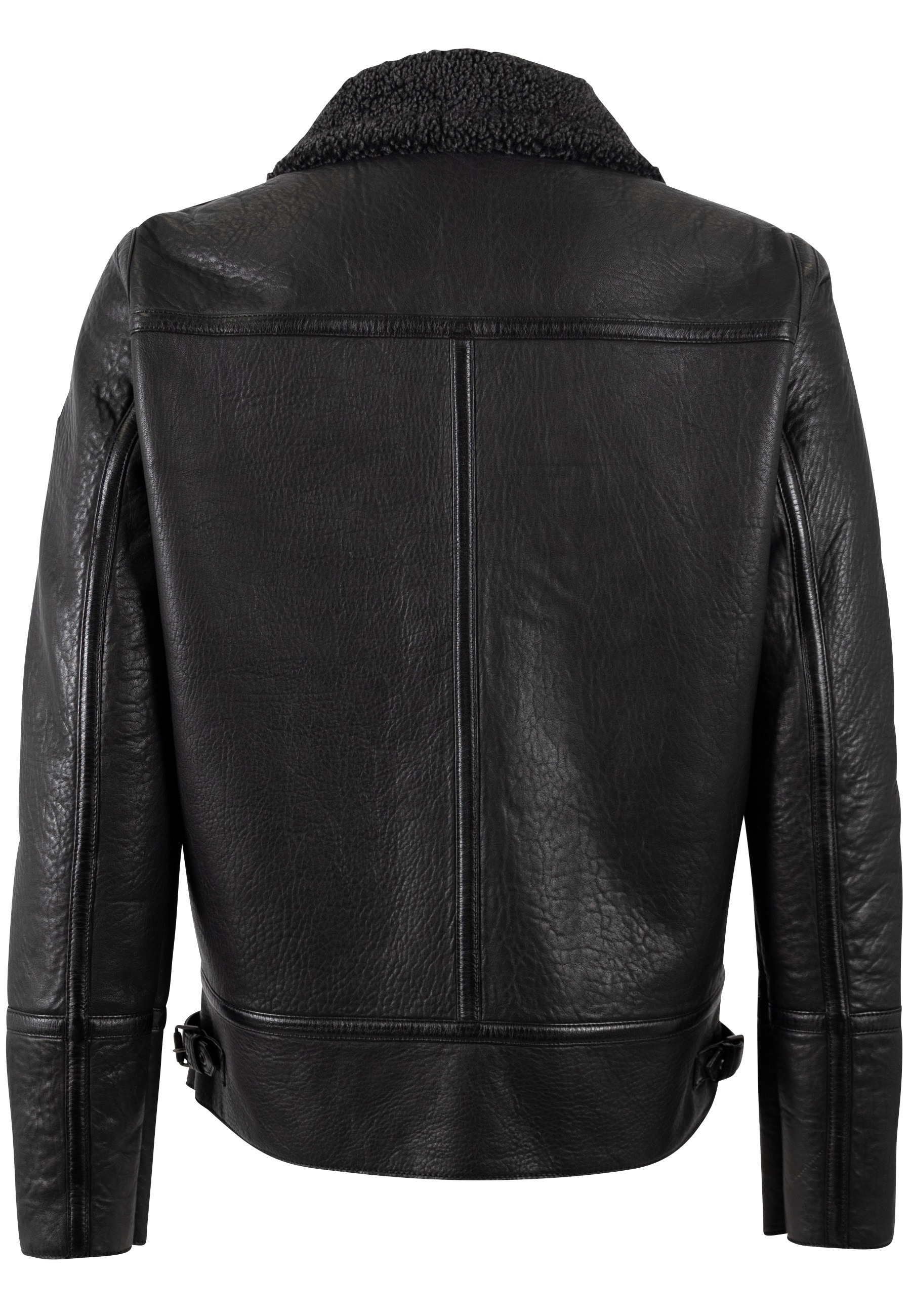 Mauritius Lederjacke »MMCeylor«, mit Umlegekragen