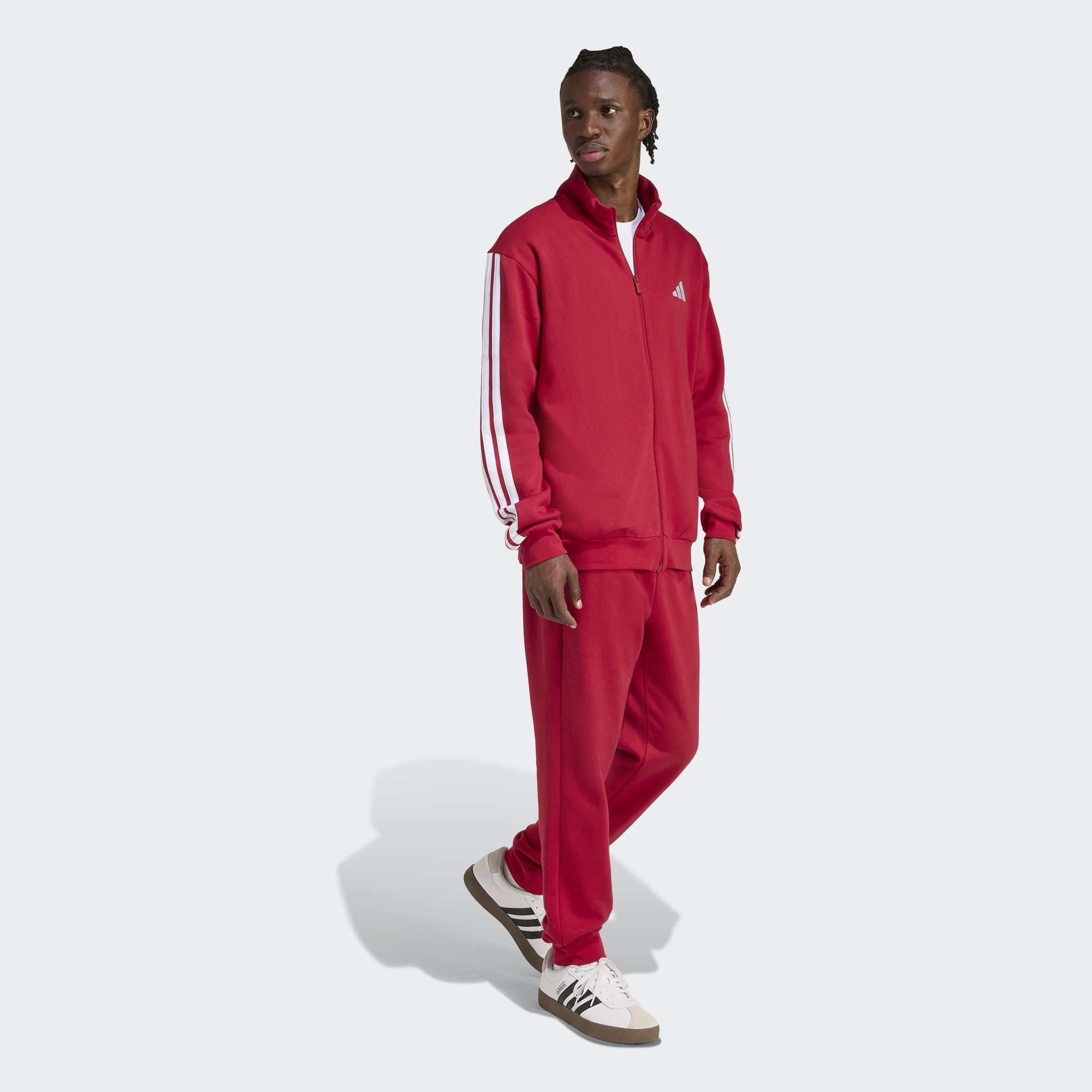 Image of adidas Sportswear Trainingsanzug "3-STREIFEN FLEECE" 2 tlg.