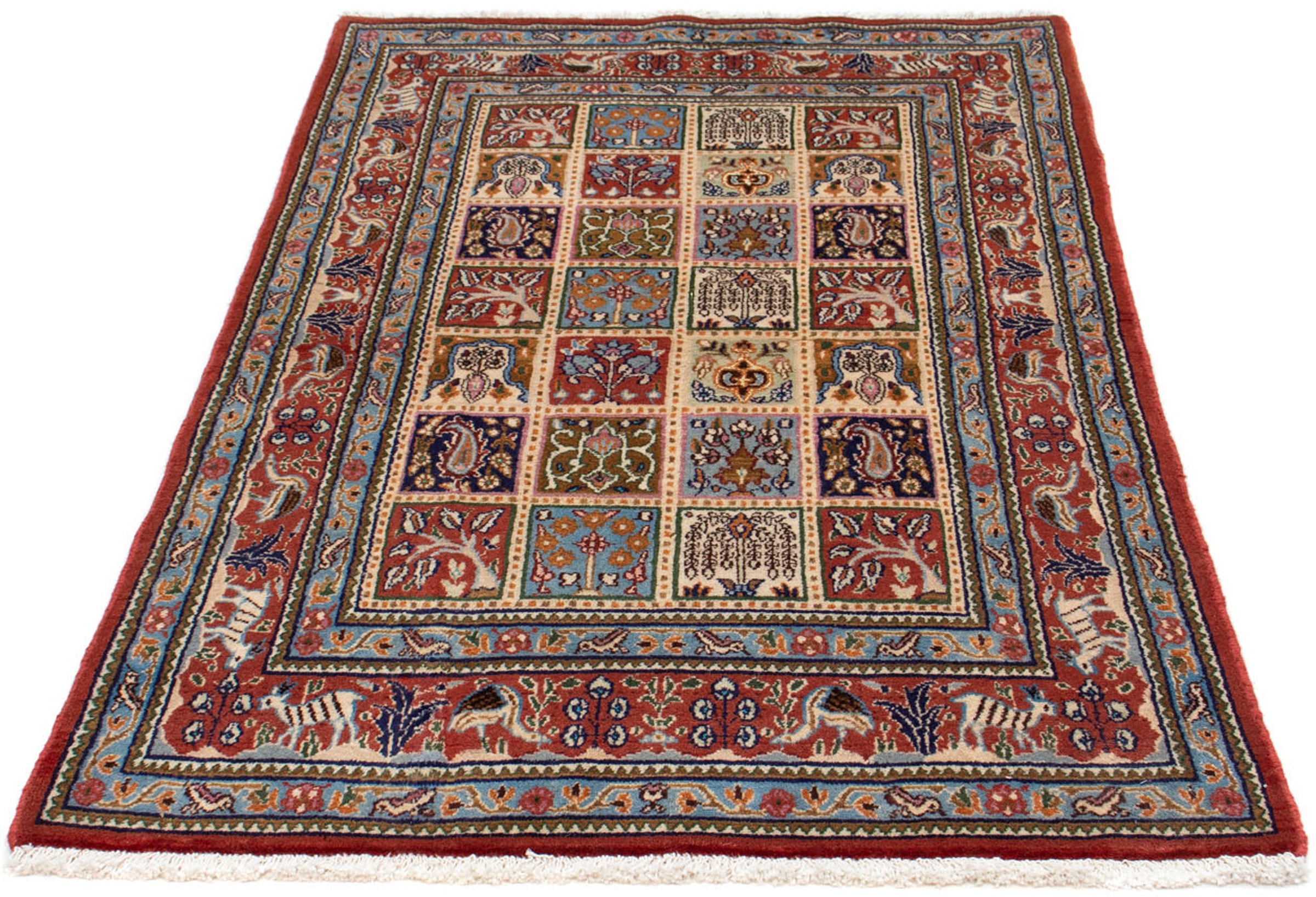 Image of morgenland Orientteppich »Perser - Classic - 148 x 95 cm - mehrfarbig«, rechteckig, 10 mm Höhe, Wohnzimmer, Handgeknüpft, Einzelstück mit Zertifikat bei Ackermann Versand Schweiz