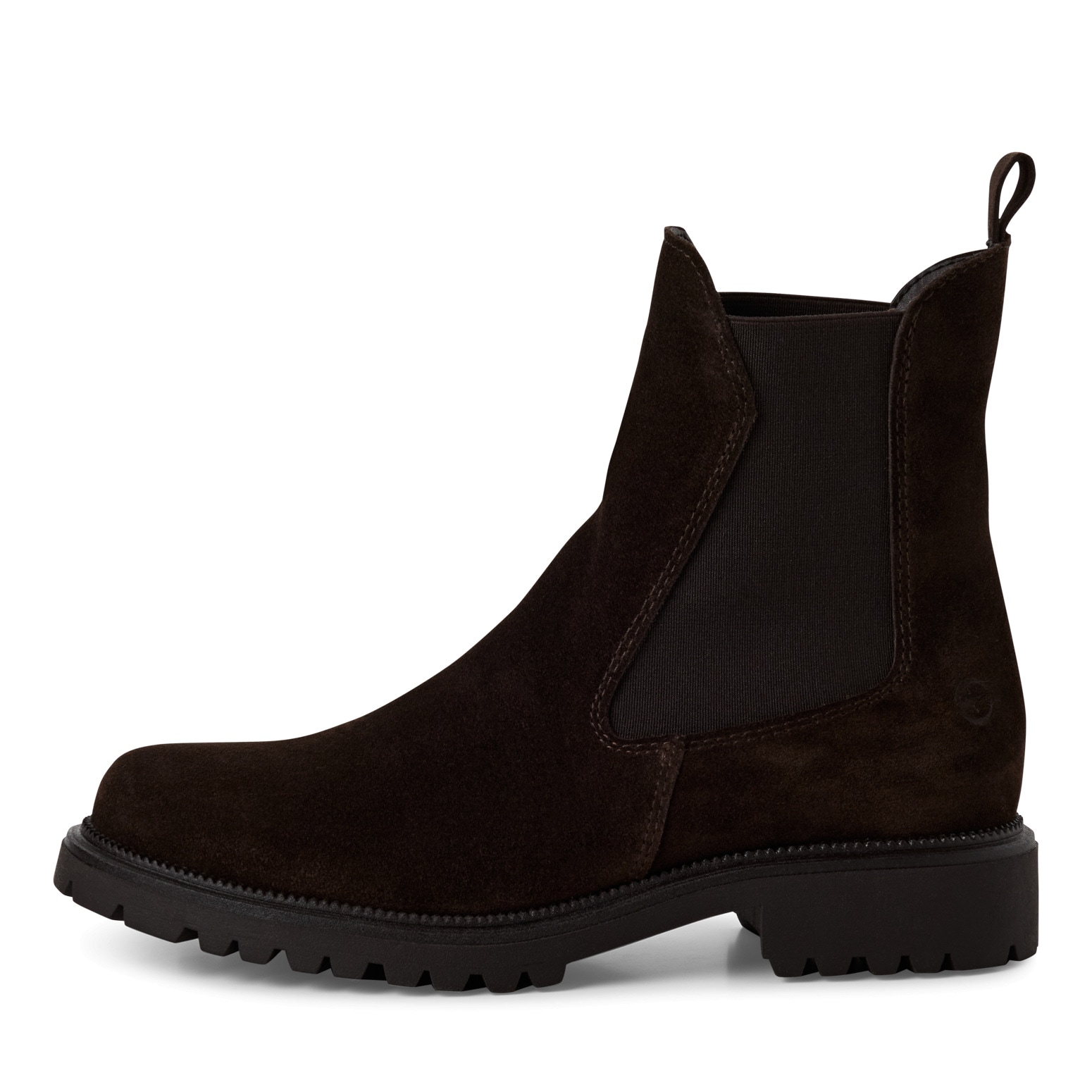 Tamaris Chelseaboots  Blockabsatz, Businessschuh, Schlupfboots mit Stretcheinsätzen