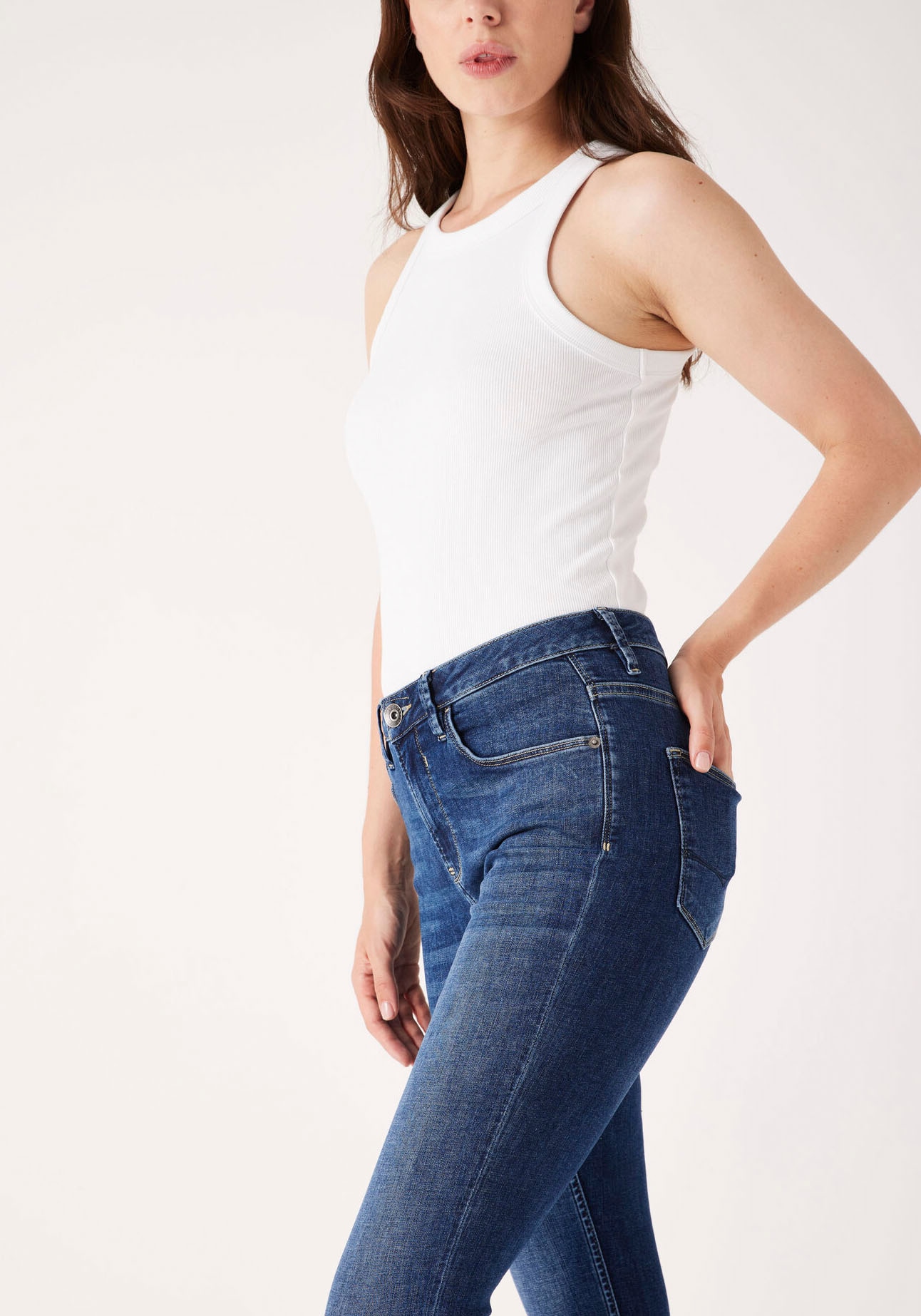 Garcia High-waist-Jeans »Celia superslim« Commander confortablement