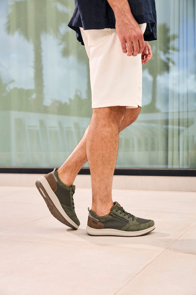 Rieker Sneakers  , Halbschuh, Freizeitschuh, Schnürschuh mit seitlichem Reissverschluss