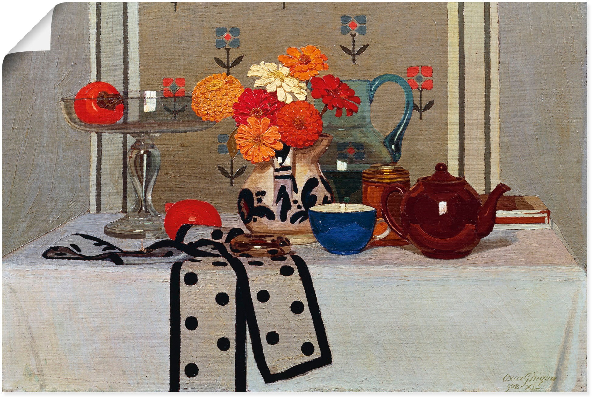 Image of Artland Wandbild »Ladentisch«, Arrangements, (1 St.), in vielen Grössen & Produktarten - Alubild / Outdoorbild für den Aussenbereich, Leinwandbild, Poster, Wandaufkleber / Wandtattoo auch für Badezimmer geeignet bei Ackermann Versand Schweiz