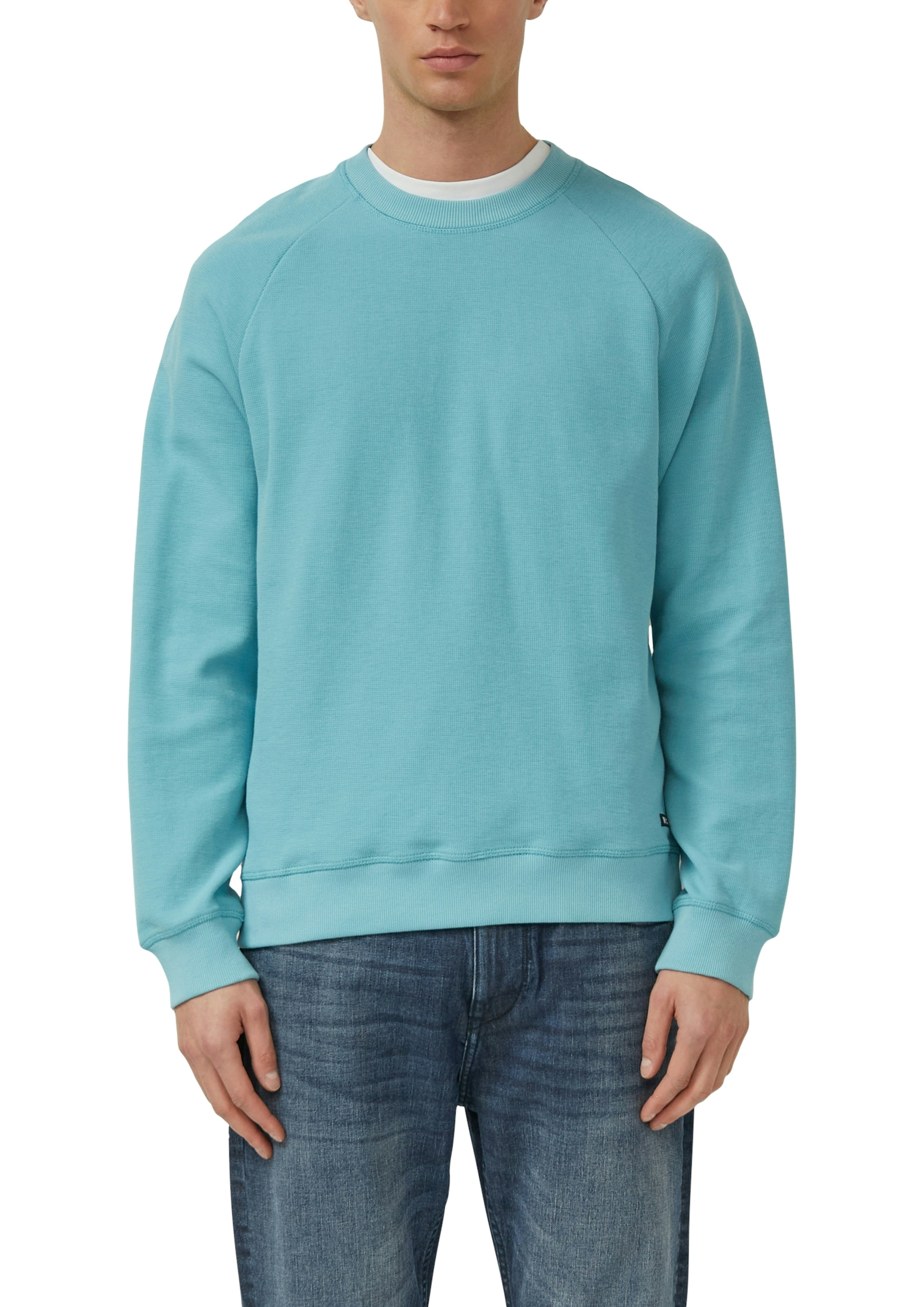 Image of s.Oliver Sweatshirt, unifarben, aus reiner Baumwolle