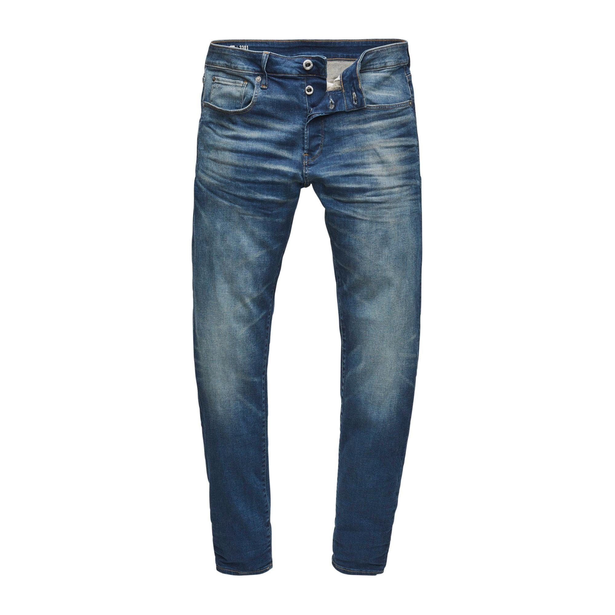 G-STAR Slim-fit-Jeans »3301 Slim« mit toller Waschung und Elasthan