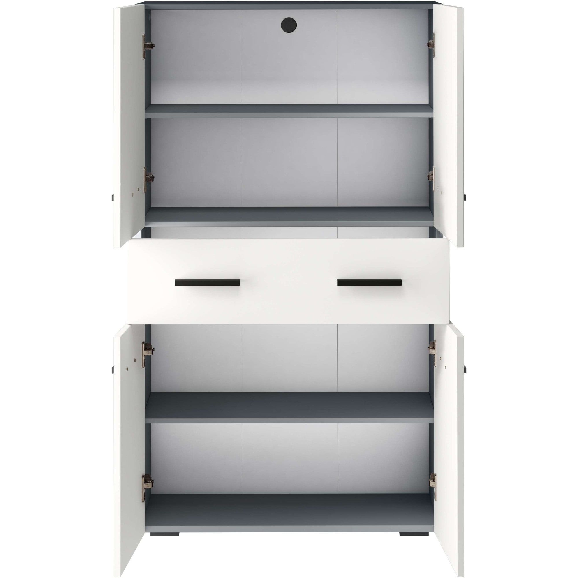 INOSIGN Armoire intermédiaire »Skara« mit zwei variablen Einlegeböden