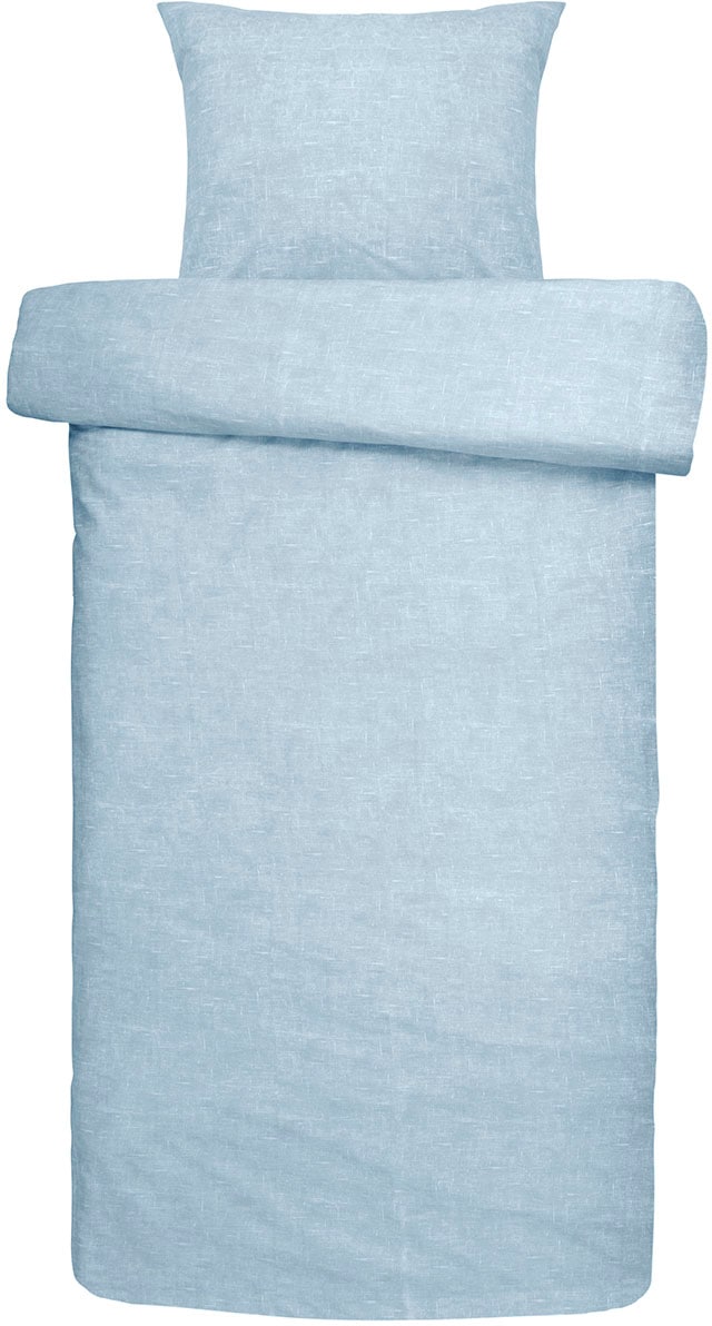 damai Bettwäsche »Ebba mit Struktur-Effekt« in eleganten Farben, 100% Baumwolle, mit Reissverschluss