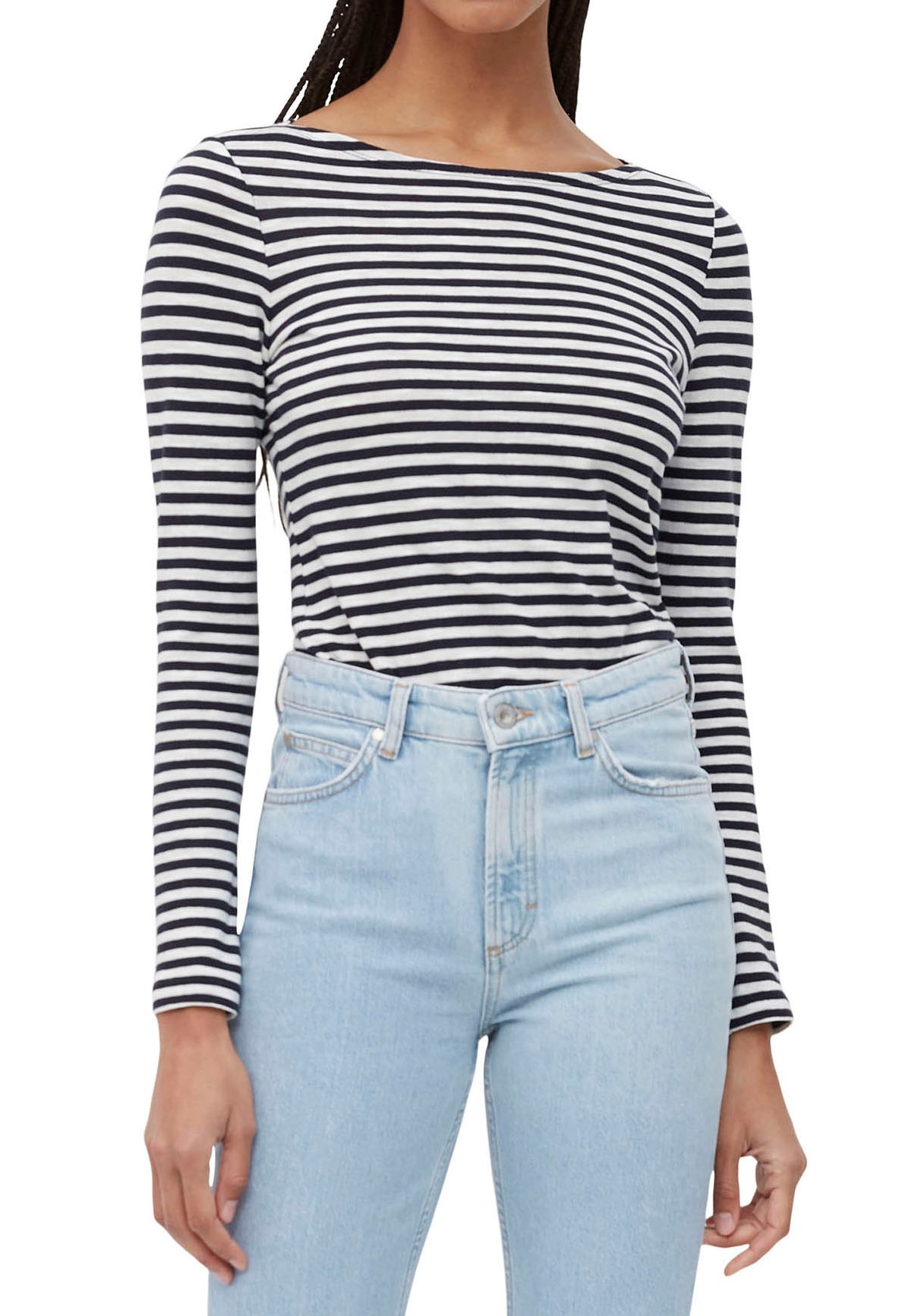 Image of Marc O'Polo Langarmshirt, mit leichtem U-Boot-Ausschnitt bei Ackermann Versand Schweiz