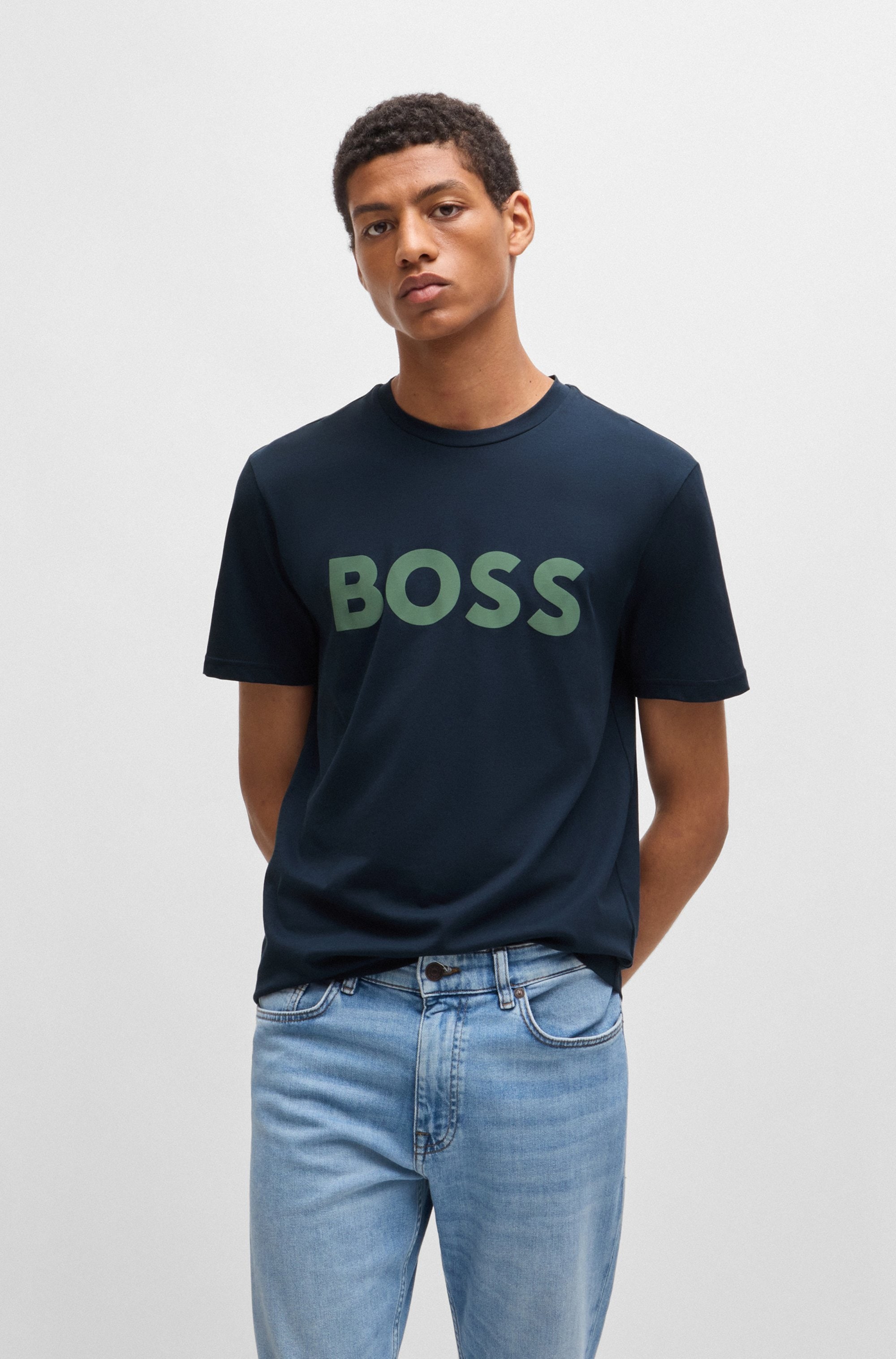 BOSS ORANGE T-Shirt »Thinking 1«, mit Logodruck