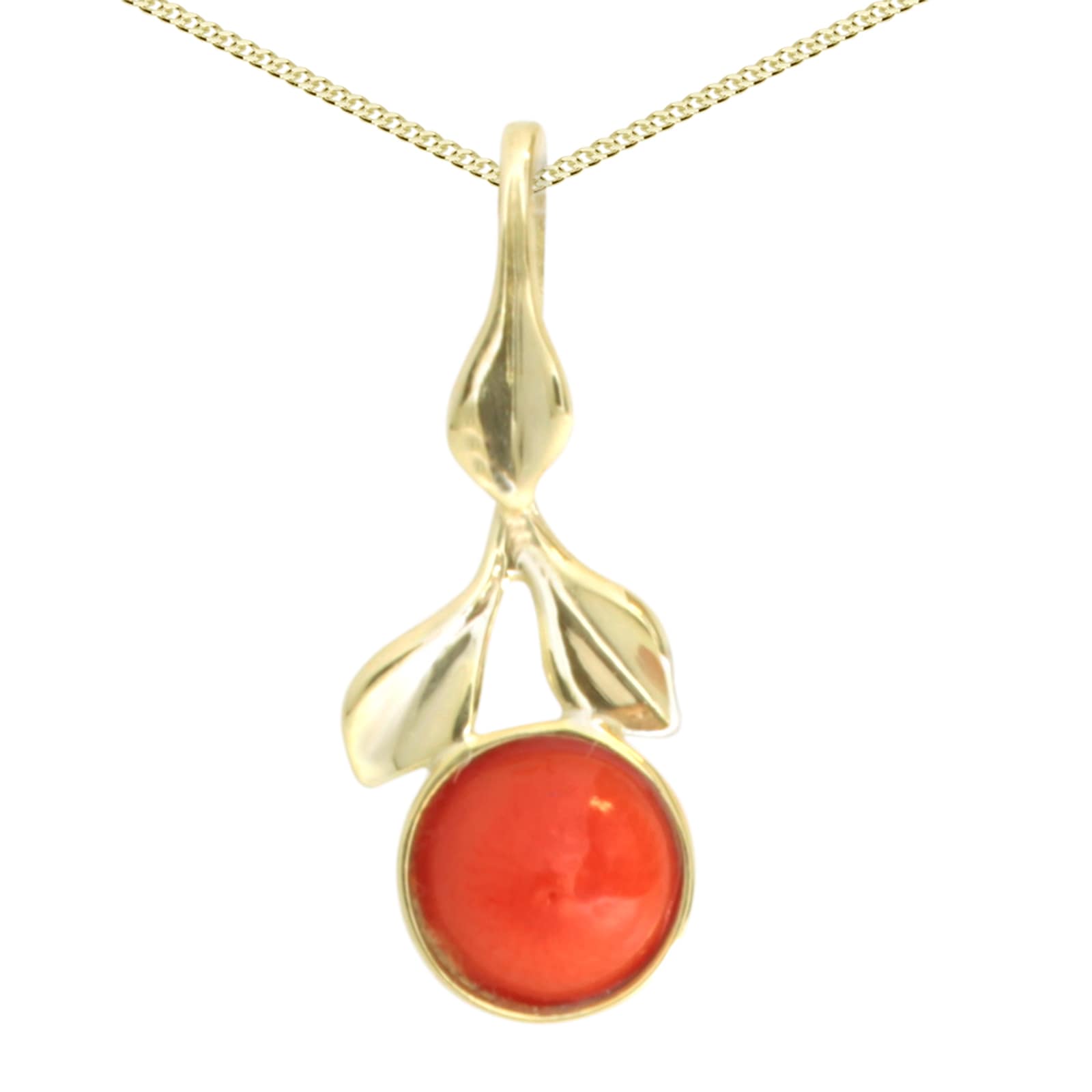 Image of OSTSEE-SCHMUCK Kette mit Anhänger "Ostsee-Schmuck Kette mit Anhänger Blüte Kette mit Anhänger Blüte"