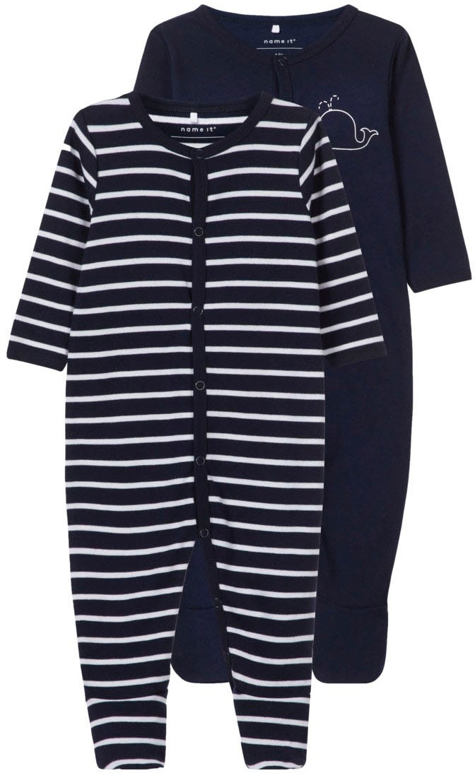 Image of Name It Schlafoverall »aus Bio-Baumwolle«, (Packung, 2 tlg.) bei Ackermann Versand Schweiz