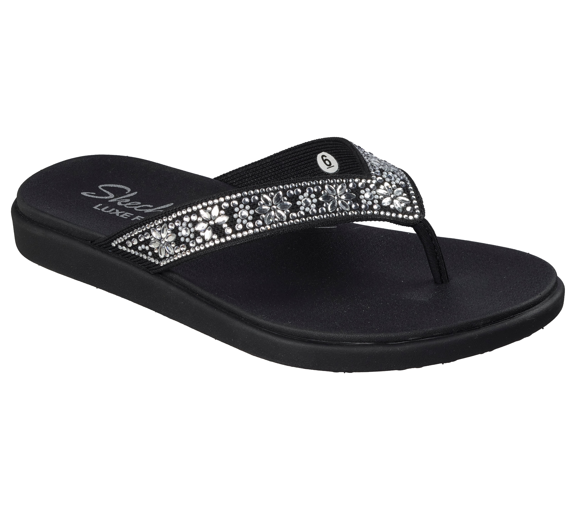 Skechers Séparateur d'orteils »MEDITATION LUXE«  Chaussure d'été, de plage, de vacances avec pierres scintillantes