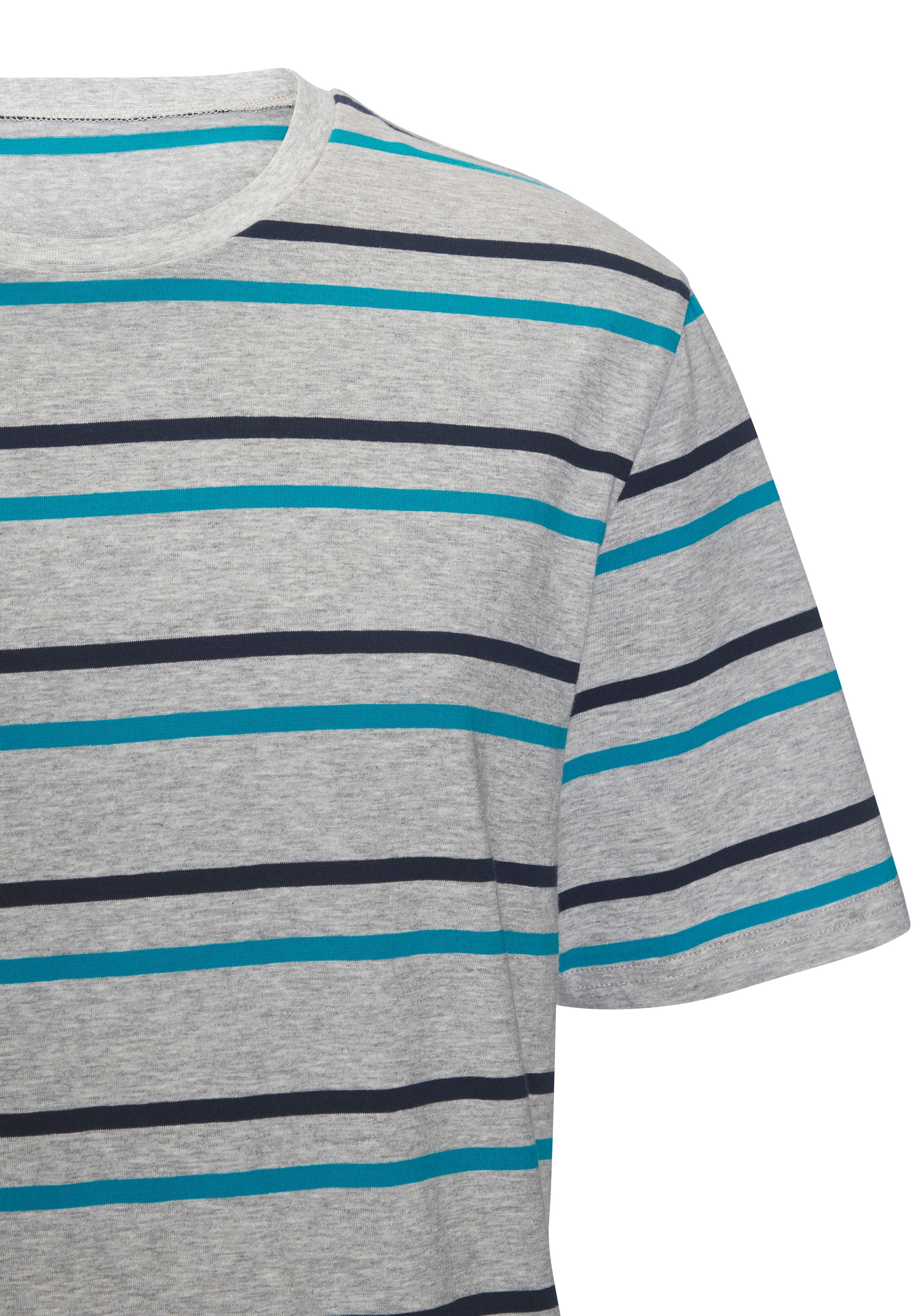 s.Oliver Pyjama »in kurzer Form« 1 Stück, 2 tlg. mit gestreiftem Shirt