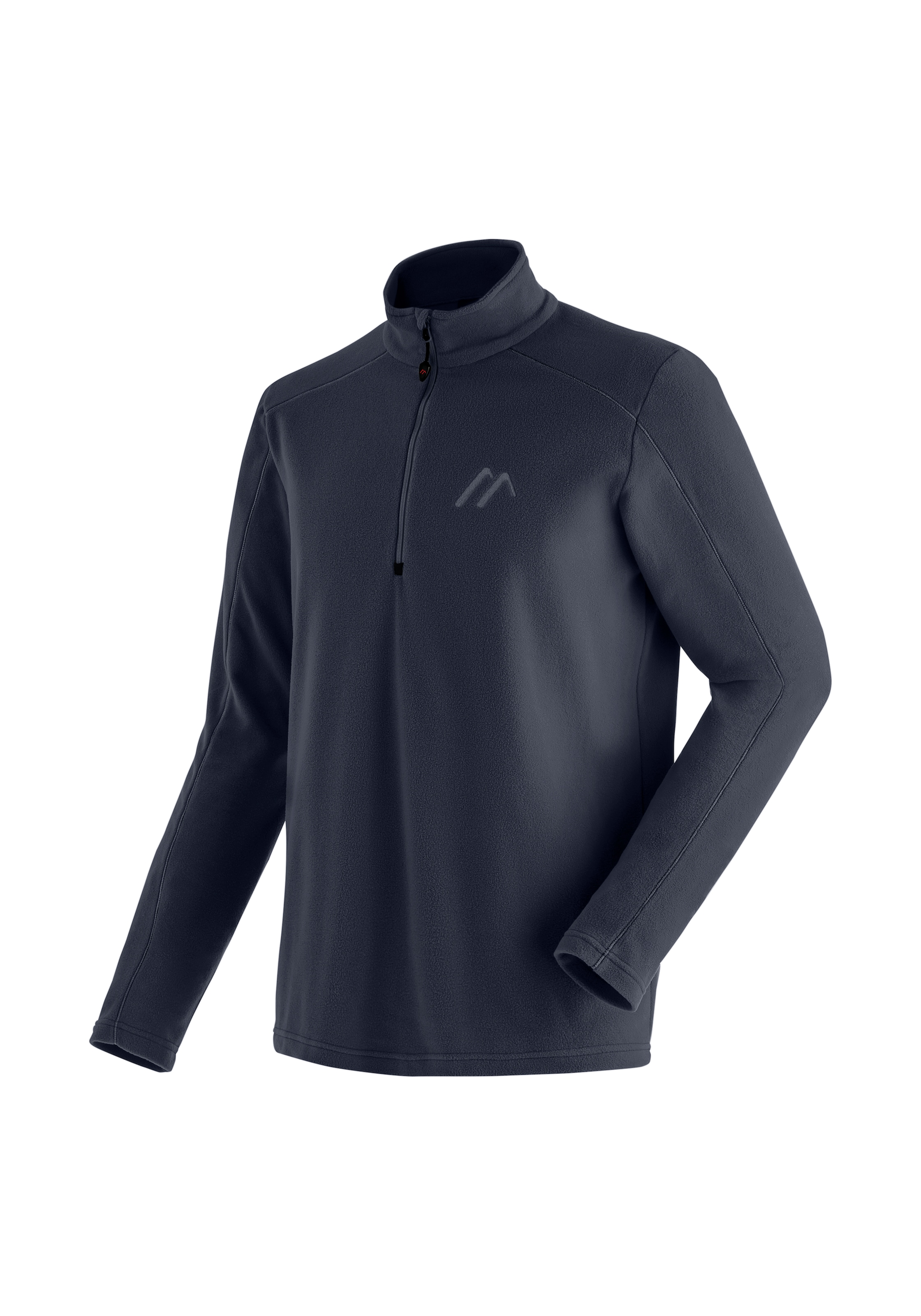 Maier Sports Pull en polaire »Dennis«, polaire homme, couche intermédiaire fonctionnelle, demi-zip, coupe régulière
