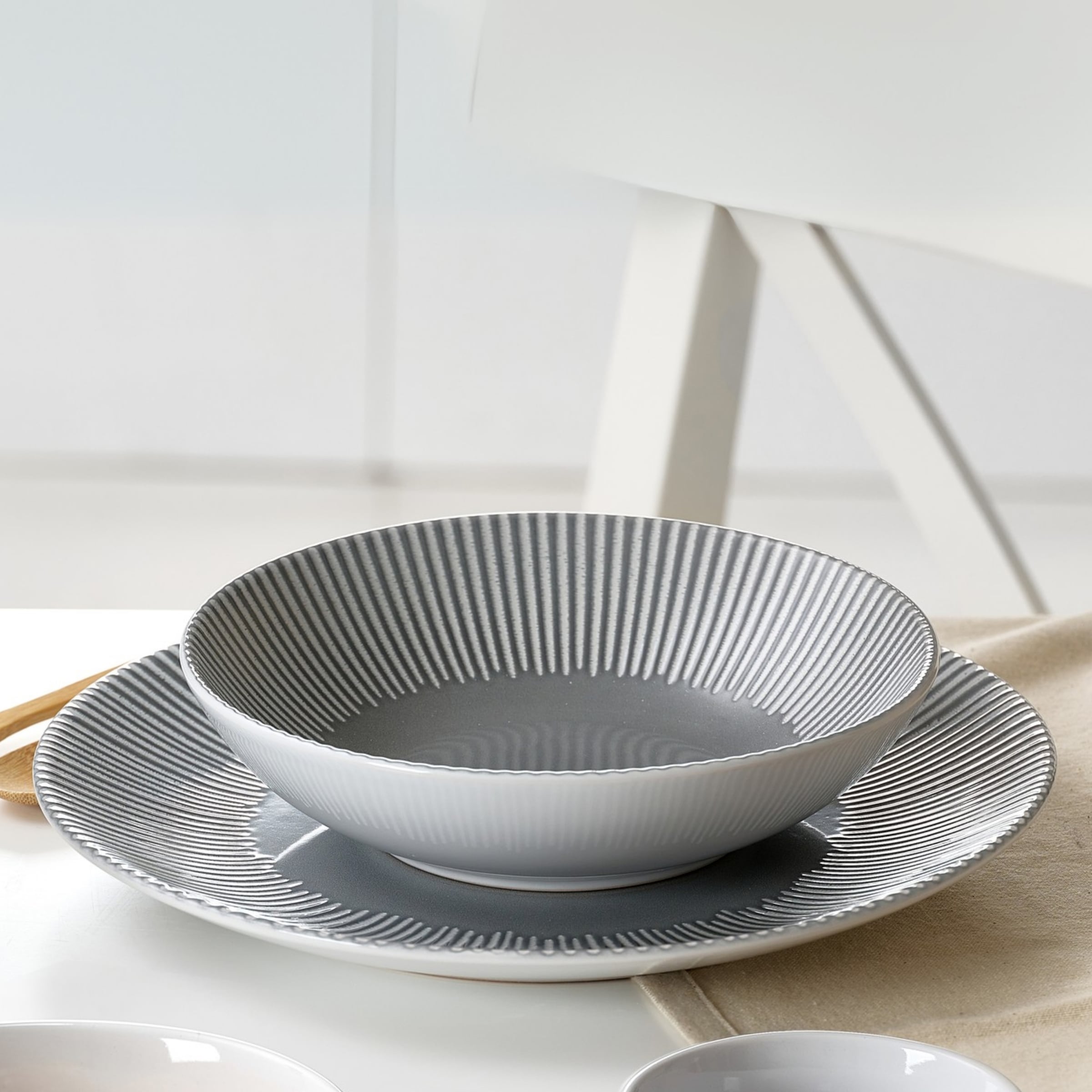 Ritzenhoff & Breker Service de table »Banda« Teller Set, aus Steingut für 6 Personen