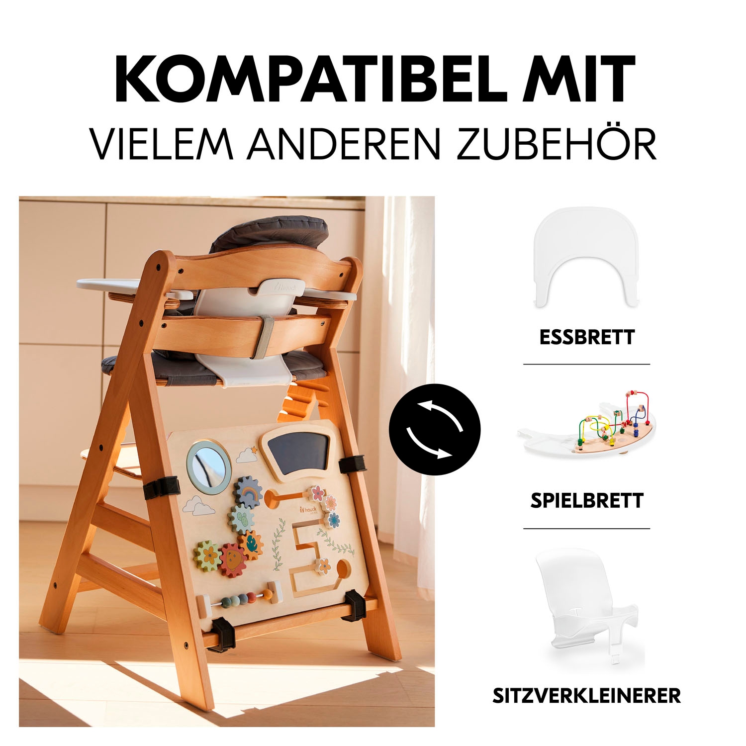 Hauck Motorikbrett »Highchair Play Board« FSC® - schützt Wald; für Hochstühle Alpha+, Beta+, Arketa