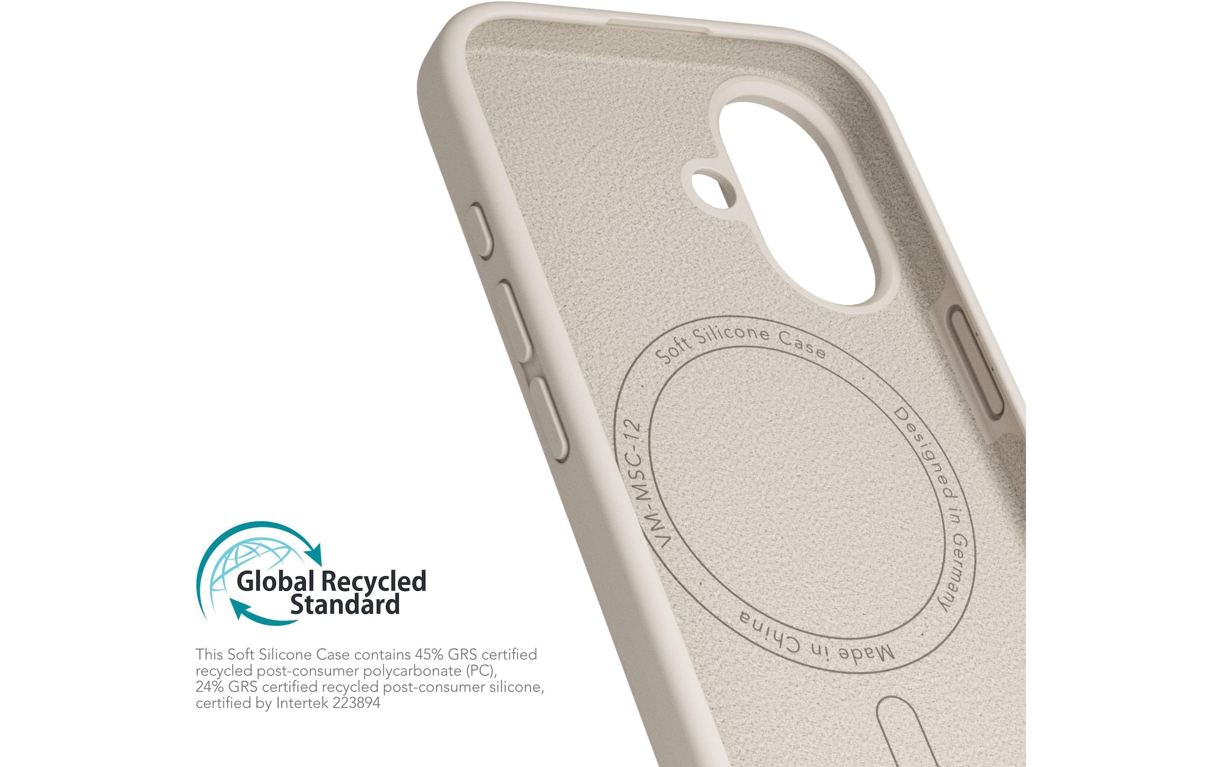 VONMÄHLEN Backcover »Soft Silicone iPhone 16 Plus«, Apple iPhone 16 Plus