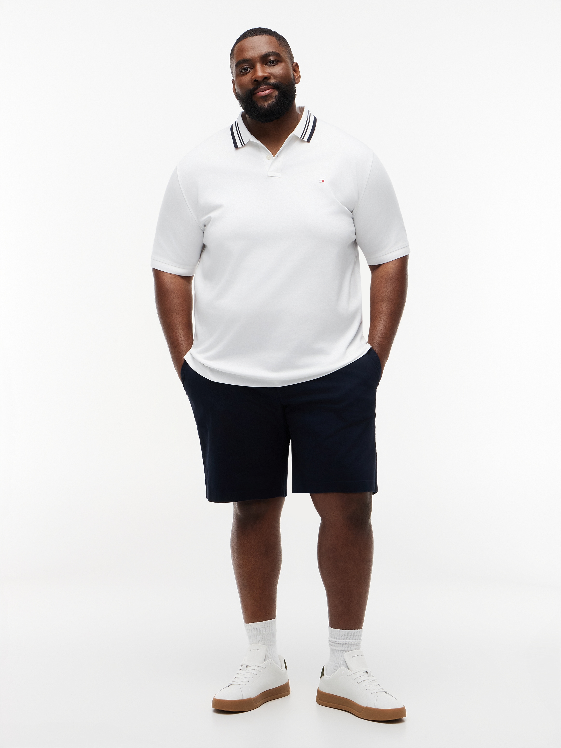 Tommy Hilfiger Big & Tall Chinoshorts »BT-DENTON 9.5 ESS TWILL-B«  Twill, slim fit, Grosse Grössen