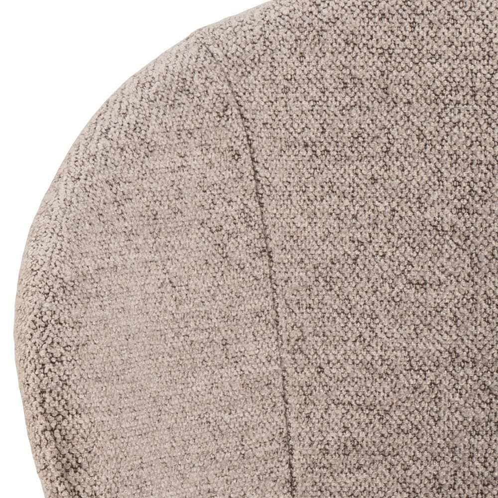 ACTONA GROUP Chaise de salle à manger »Glenda 2er-Set, 360° drehbar, mit Armlehnen, in mehreren Farben« () rembourré, avec accoudoir, pieds en acier noir, pivotant, lot de 2