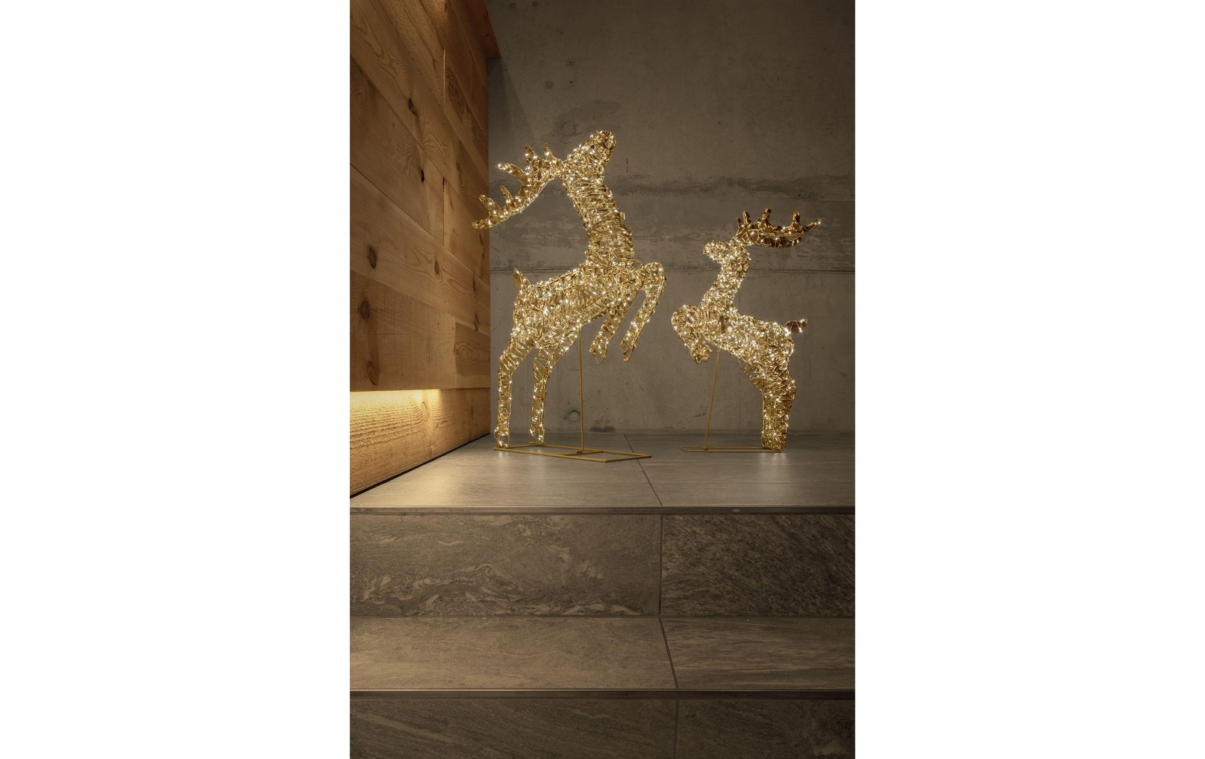STT LED Dekofigur »Glamour reindeer« Warmweiss