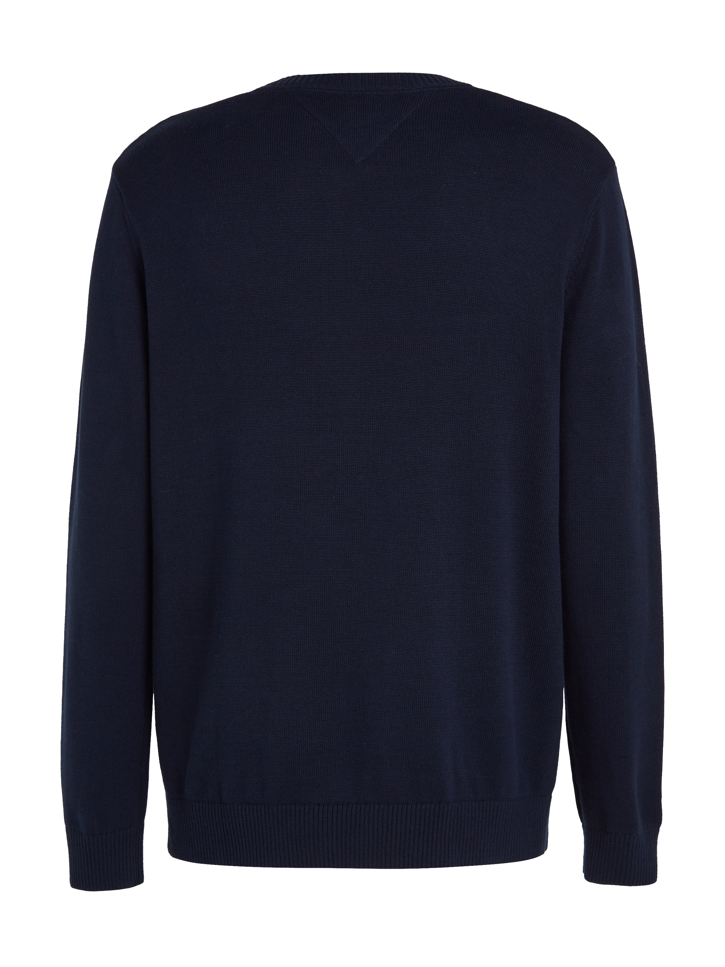 Tommy Jeans Rundhalspullover »TJM SLIM ESSENTIAL LIGHT SWEATER«, mit Flag-Patch