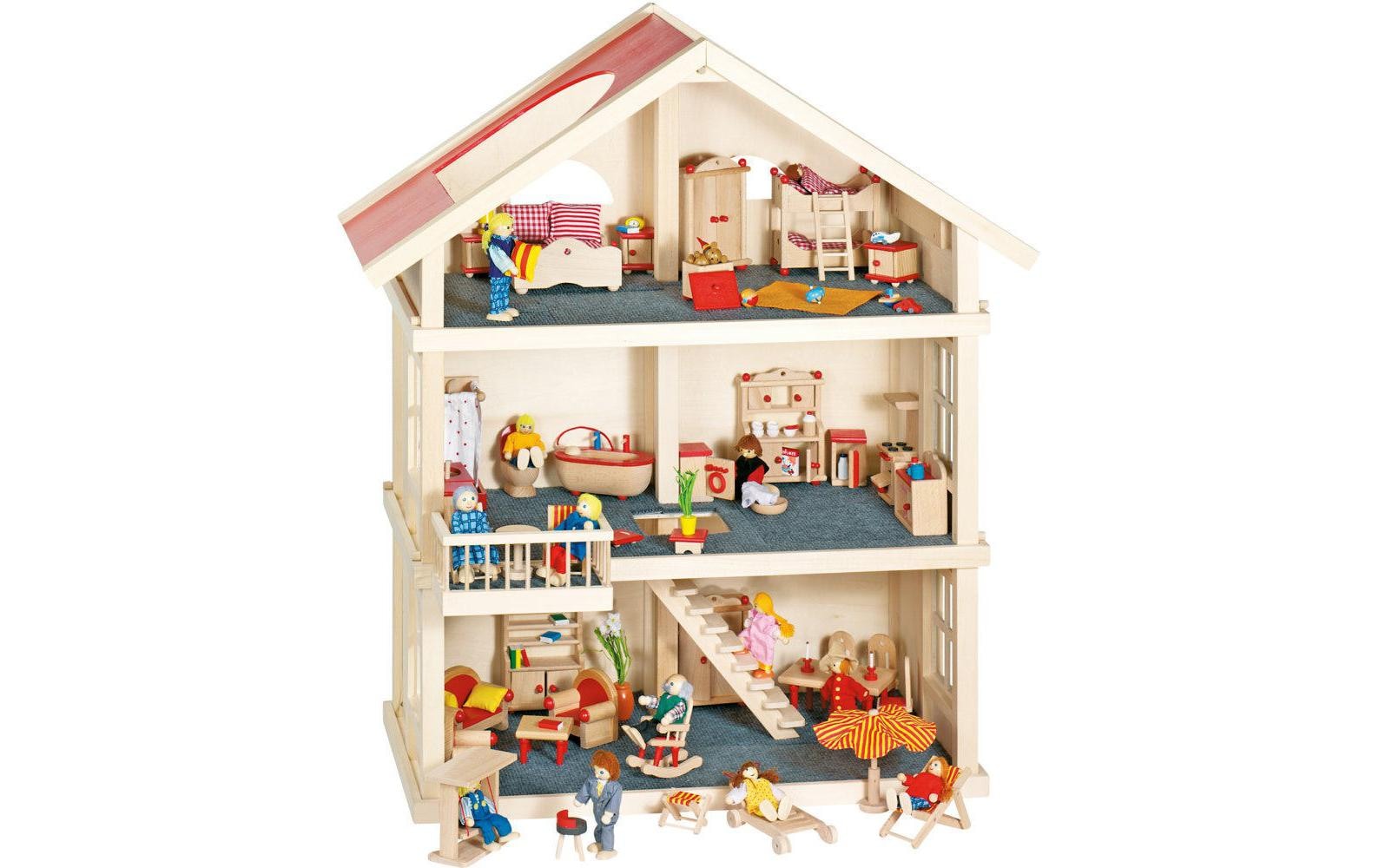 goki Puppenhaus »Puppenhaus 3-Stöckig«