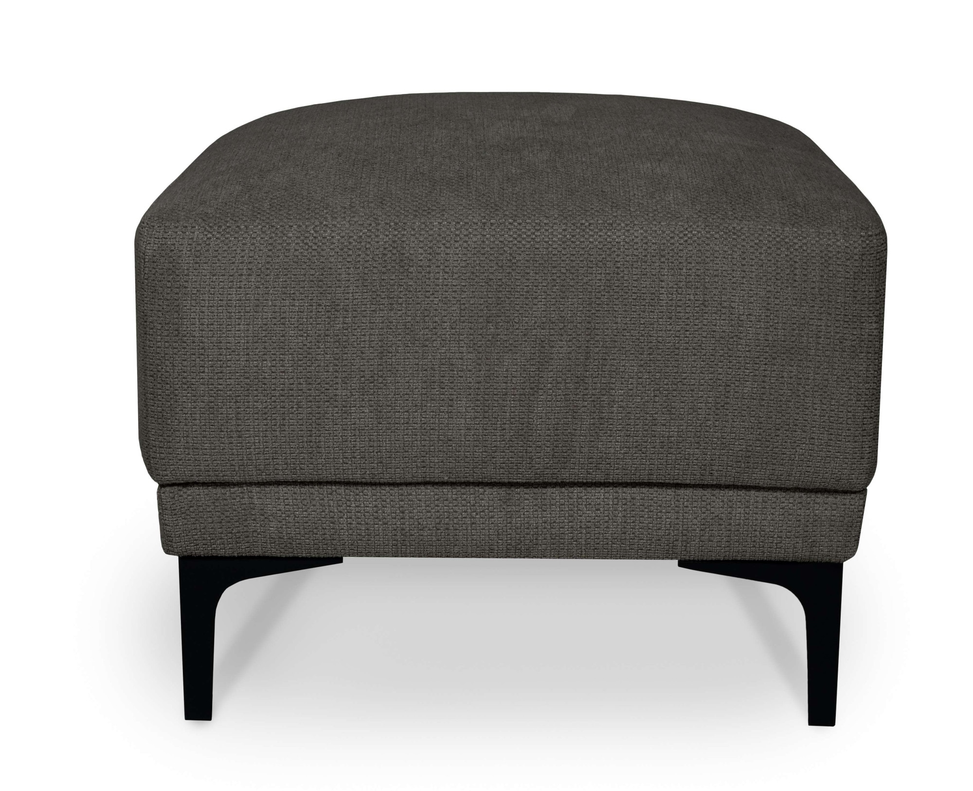 GOODproduct Tabouret rembourré »Xander« 1 cuis tlg. largeur 58 cm, chenille toucher doux, pieds métal noirs