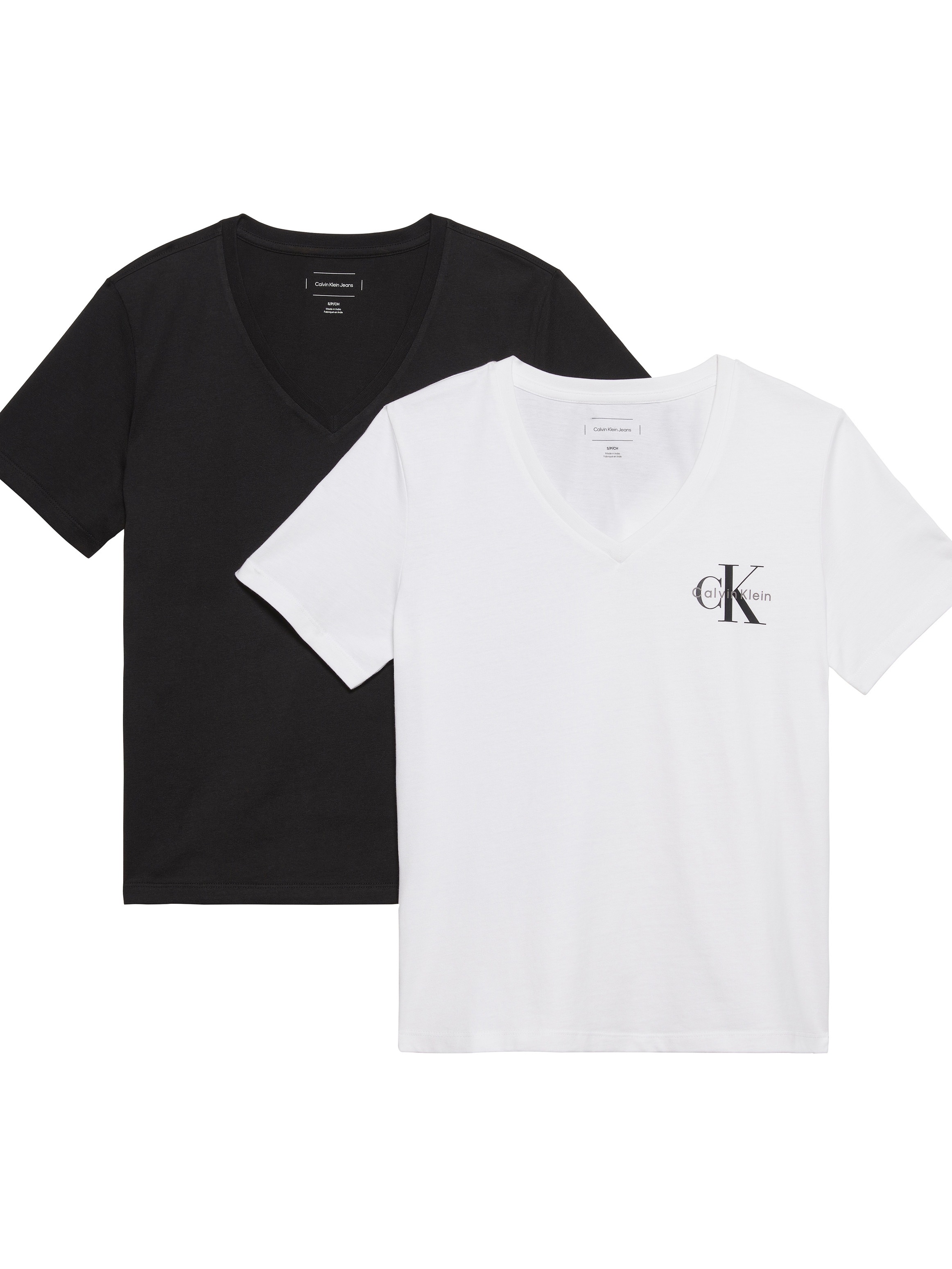 Image of Calvin Klein Jeans T-Shirt "MONOLOGO VNK 2PACK TEE" Packung, 2er-Pack, 2 tlg., Logoschriftzug