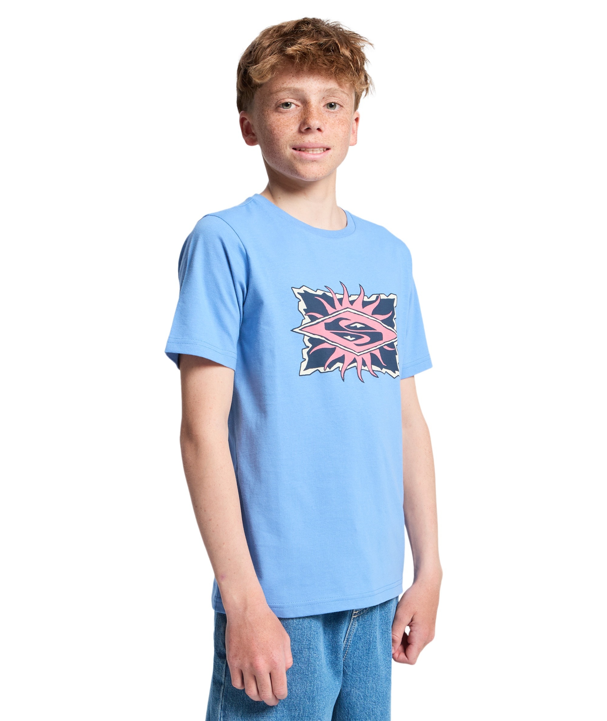 Quiksilver T-shirt »STARFISH STAMP SHORT SLEEVE« adapté aux enfants et adolescents, manches courtes, en coton