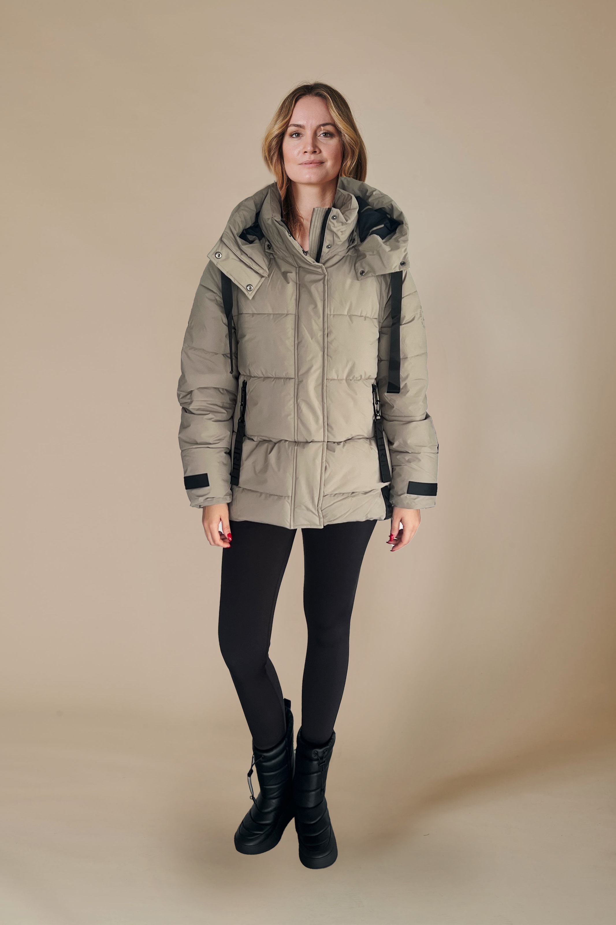 Zhrill Steppjacke »ZHISI MAX MEDIUM« mit Kapuze mit Kapuze