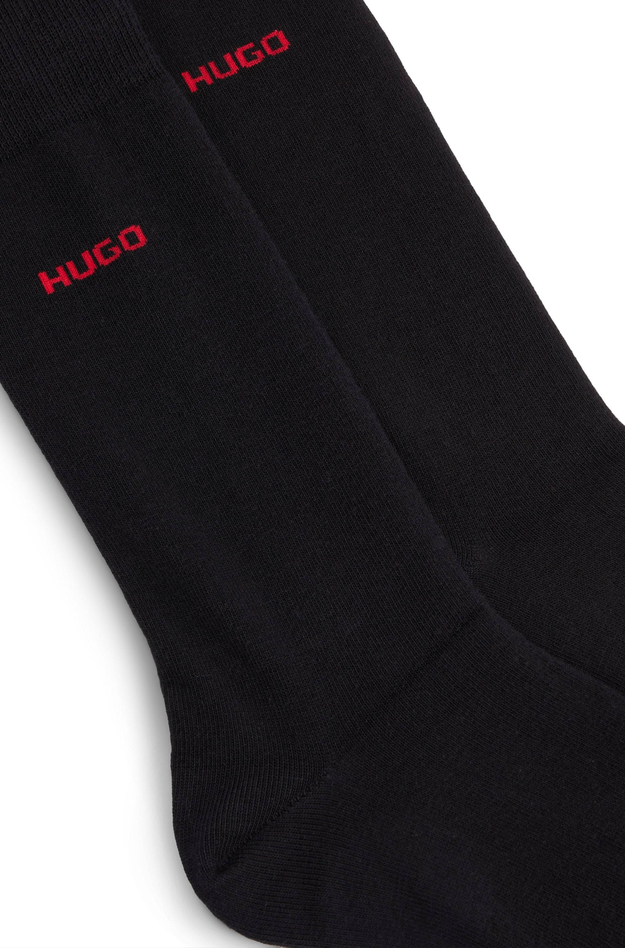 HUGO Underwear Chaussettes d'affaires »2P RS UNI CC« Packung, 2er Pack, 2 Couple tlg. mit kontrastfarbenem HUGO Logo-Schriftzug