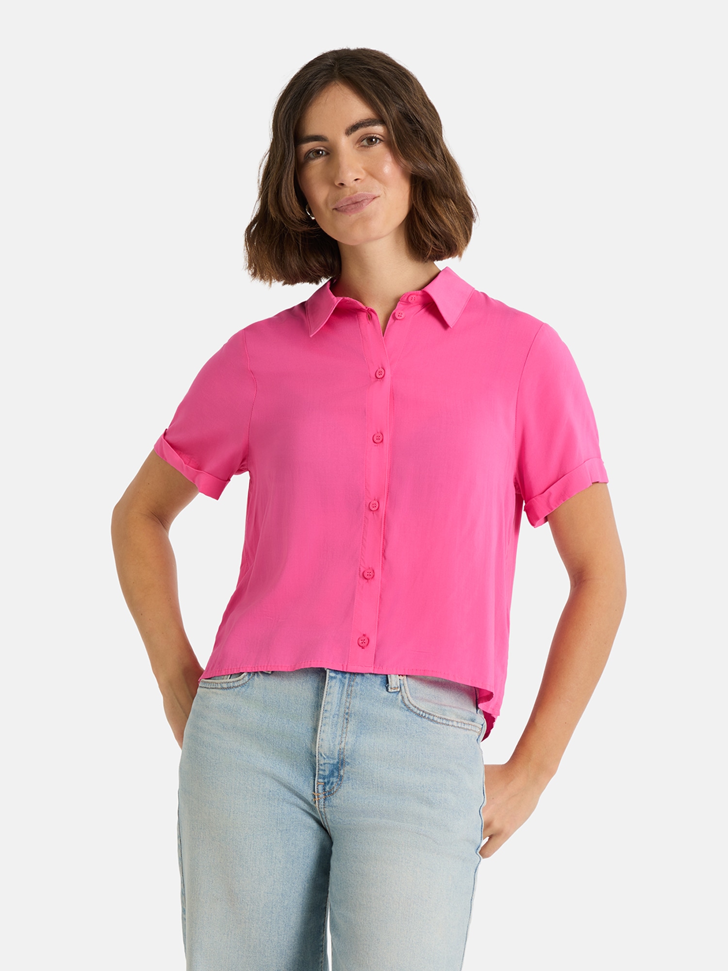 Image of Lieblingsstück Hemdbluse "RulaEP" mit Umschlagsaum an den Ärmeln, lockerer Fit