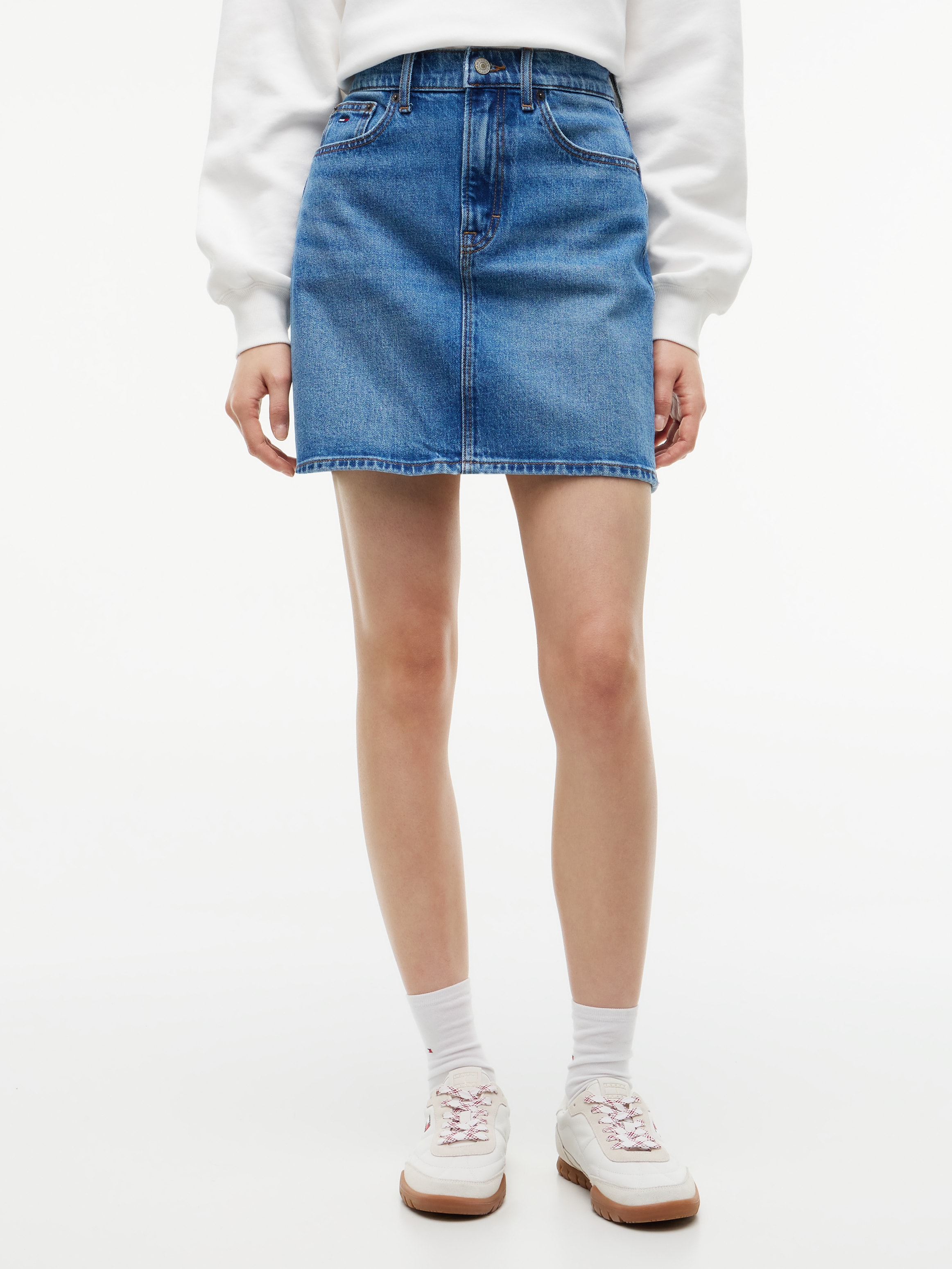 Image of Tommy Jeans Jeansrock "90S MOM SKIRT BJ0133" Baumwollmischung, MOM Fit