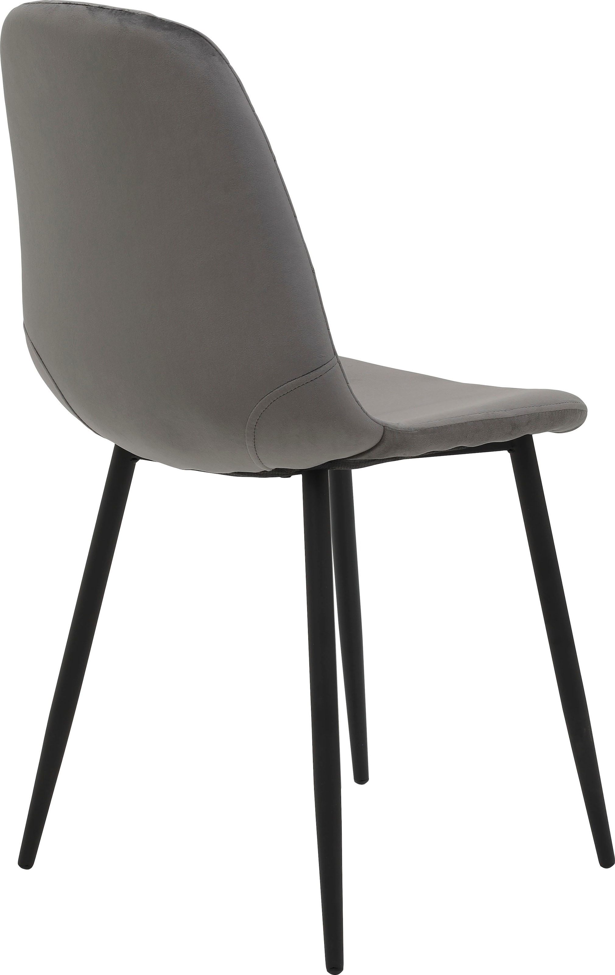 HELA Schalenstuhl »MIRA, Esszimmerstuhl, Stuhl, 4-Fuss Stuhl, BESTSELLER!« (Set) 1 Stk.1, 2 oder 4 Stück, Schalenstuhl mit Steppung, Küchenstuhl