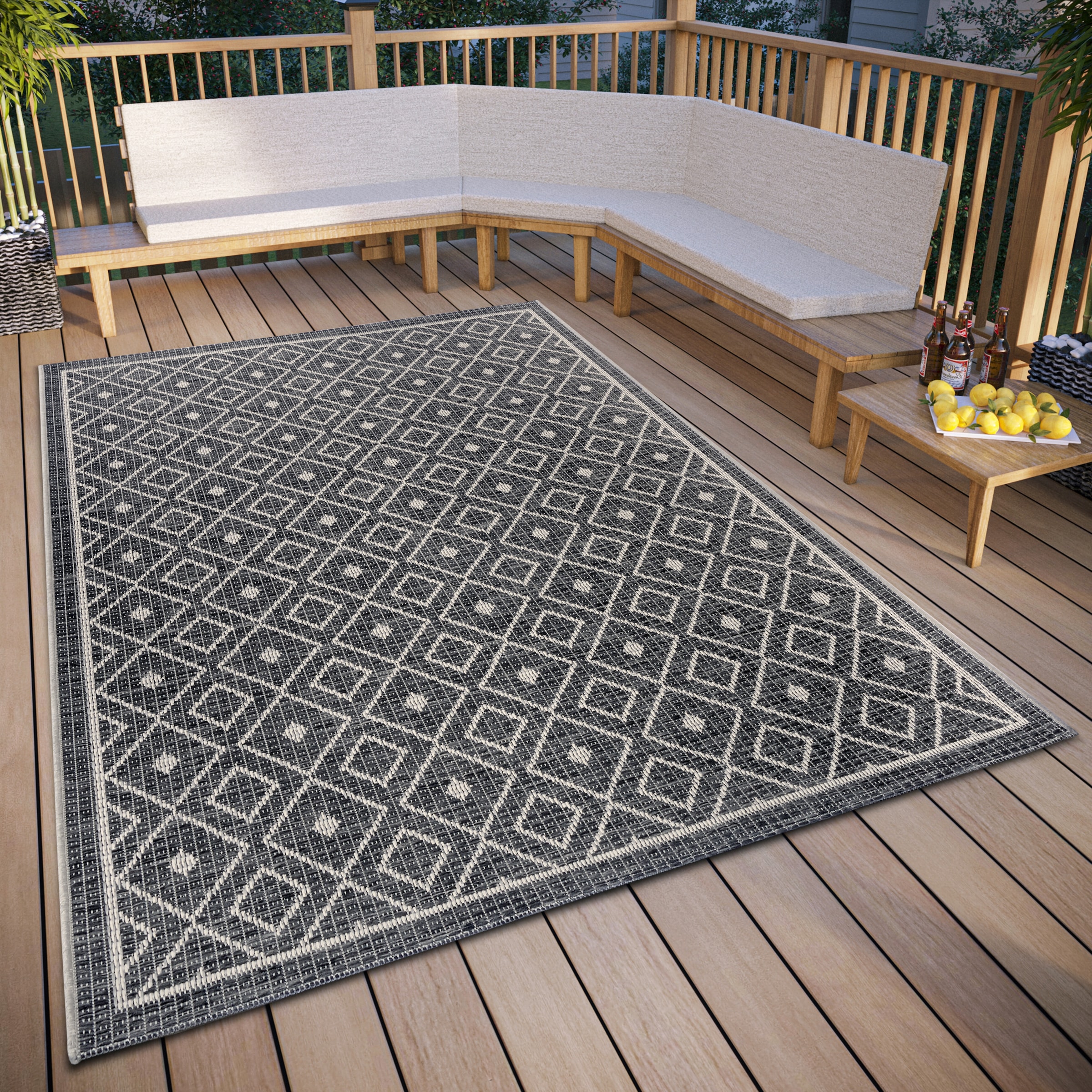 Image of HANSE Home Teppich "Lahal" rechteckig 6 mm Höhe strapazierfähig, pflegeleicht, robust, In- und Outdoor, wetterfest