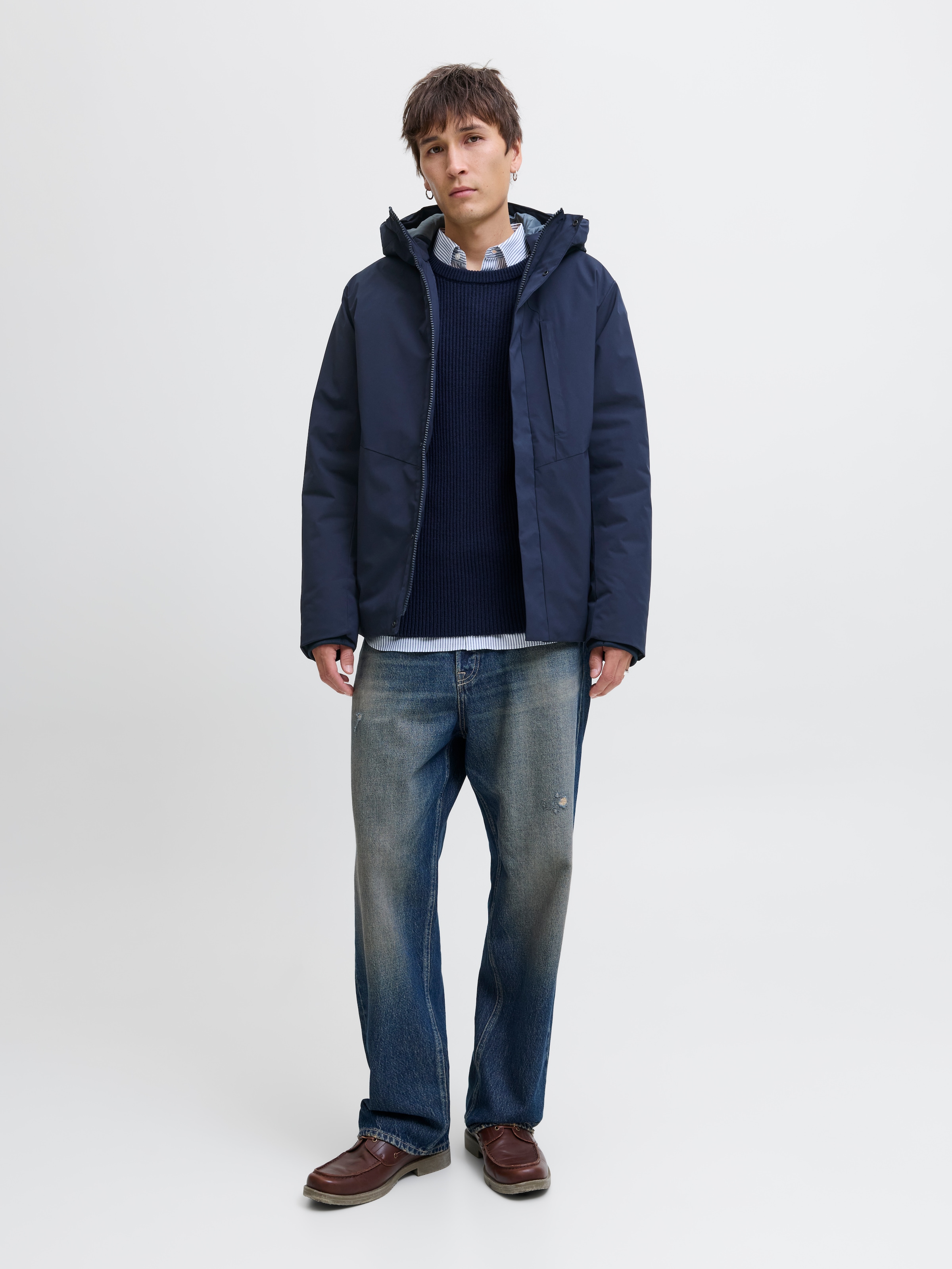 Jack & Jones Outdoorjacke »JJEKEEN JACKET AW25 SN« mit Kapuze
