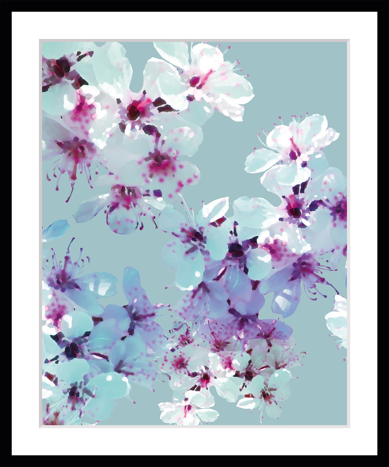 queence Image »Nadine« Blumen, gerahmt