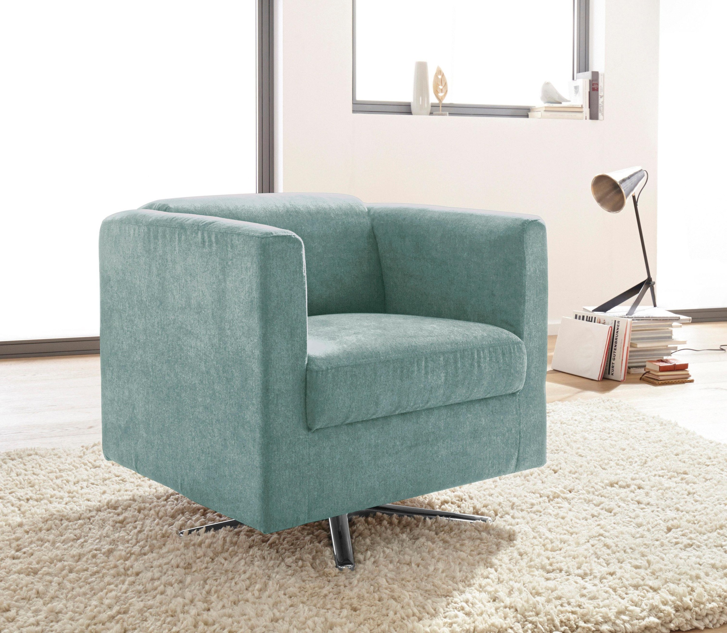 Image of Home affaire Sessel "Bob Drehsessel, Clubsessel und Cocktailsessel - alles passt" drehbar mit Sternfuss