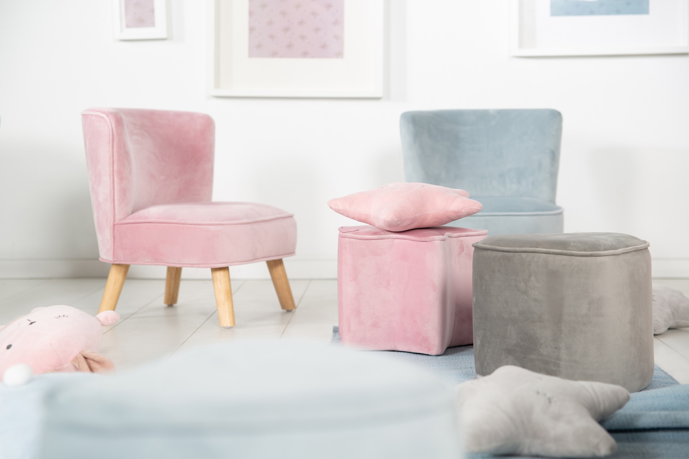 roba® Kindersessel »Lil Sofa« mit Holzfüssen