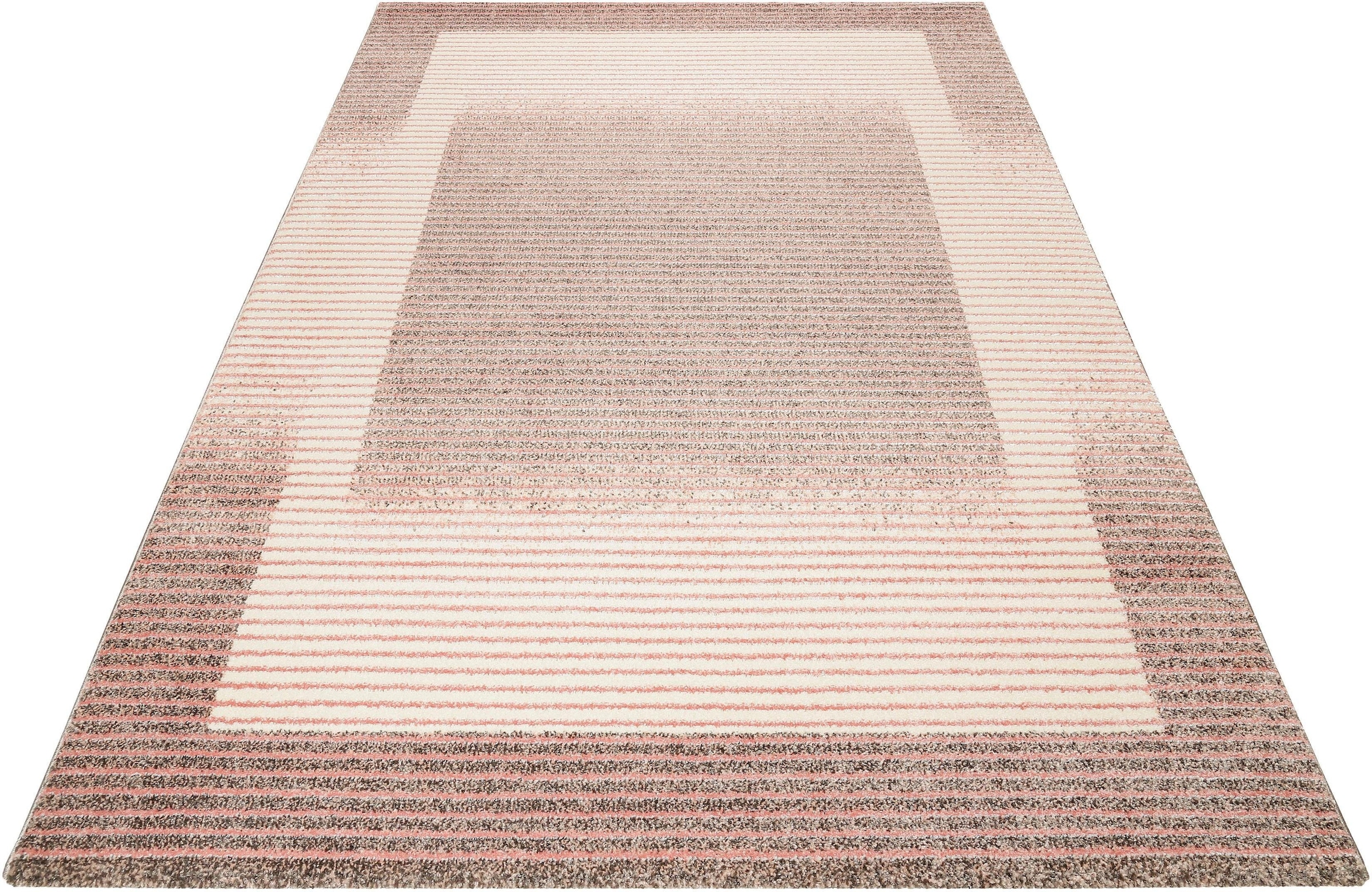 Image of Wecon home Teppich "Velvet Flow" rechteckig 13 mm Höhe Kurzflor, Wohnzimmer