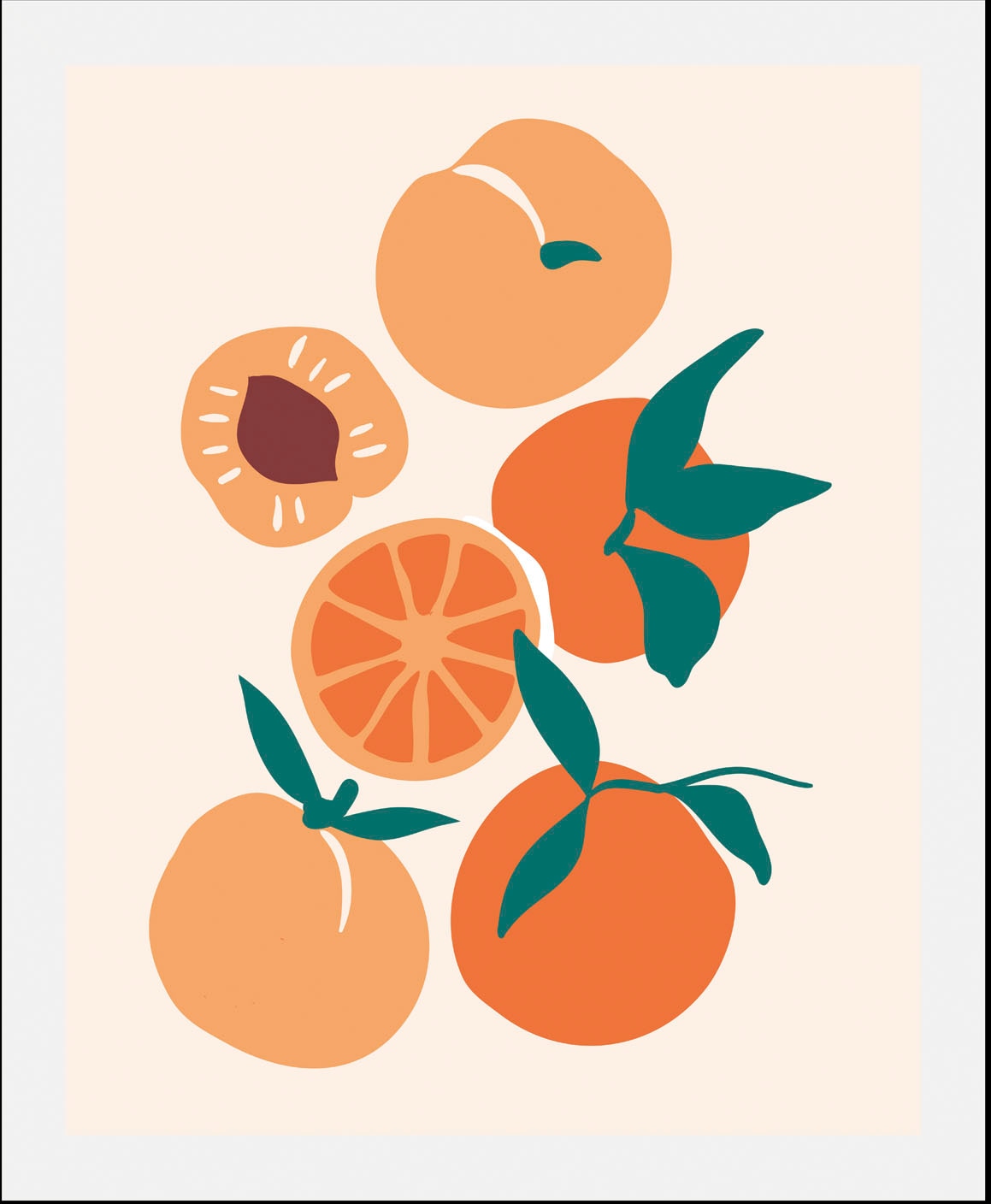 queence Bild »Ely« Essen | Kunst | Lebensmittel | Obst | Obst Bilder 1 Stk. tlg. gerahmt