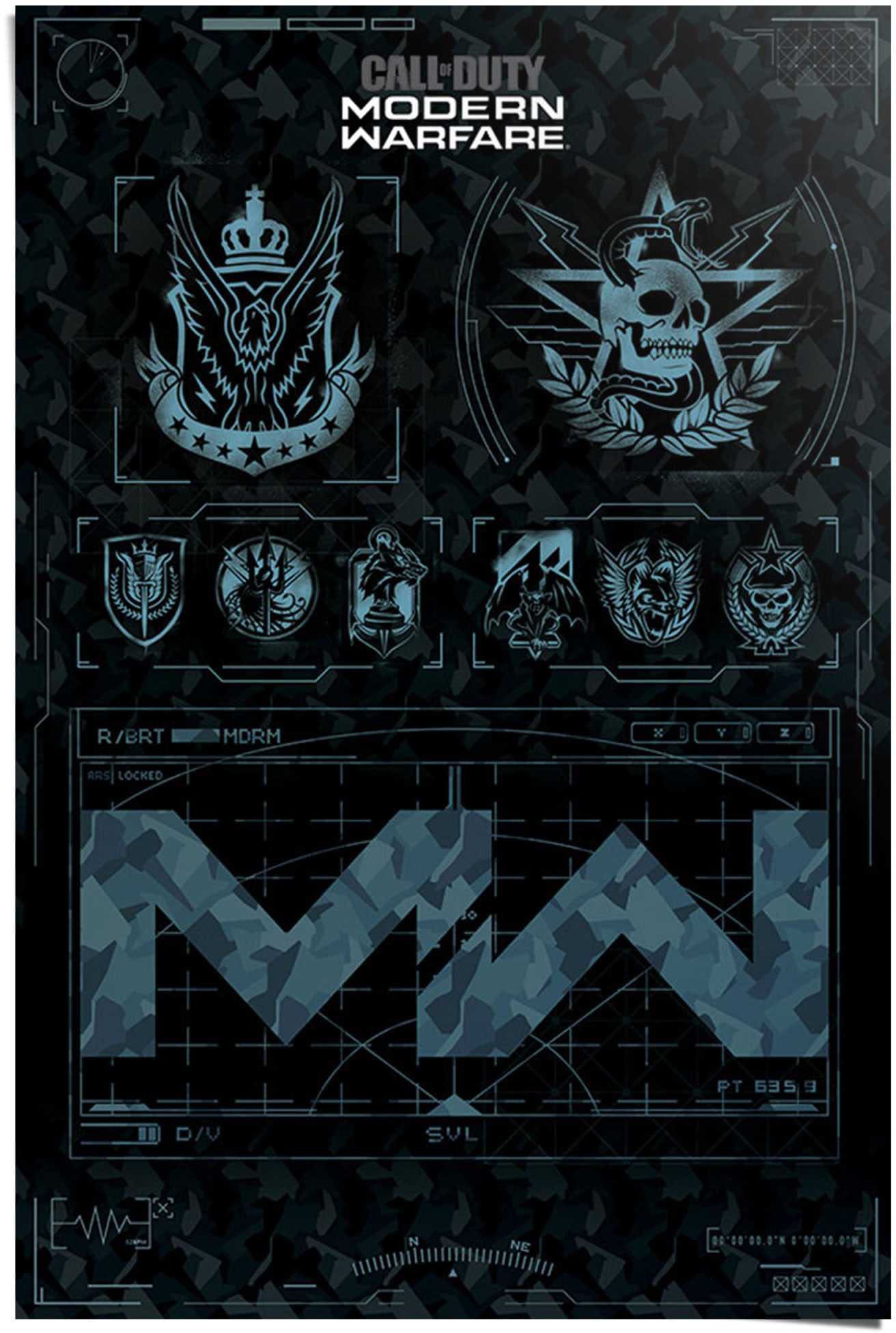 Image of Reinders Poster "Call of Duty Modern Warfare Game" 1 Stk. tlg.