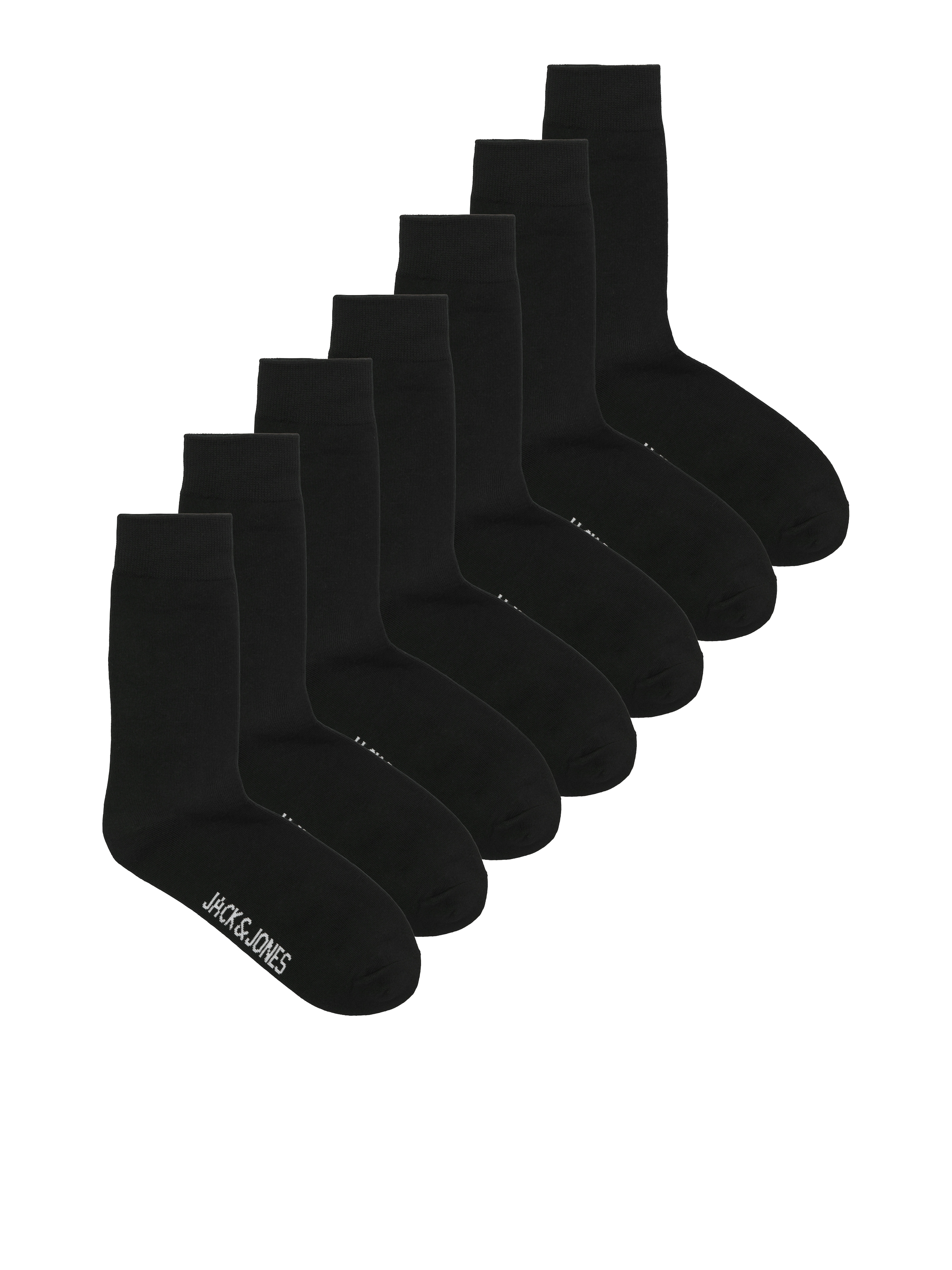 Image of Jack & Jones PlusSize Freizeitsocken "JACRAFAEL SOCKS 7 PACK NOOS PLS" mit Logostickerei