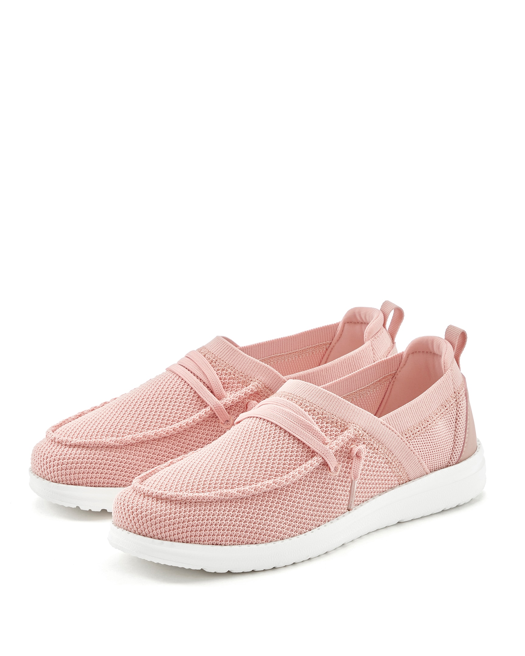 Vivance Sneaker »Freizeitschuh, Halbschuh,«, in Mesh-Optik zum Reinschlüpfen mit elastischen Schnürbändern VEGAN